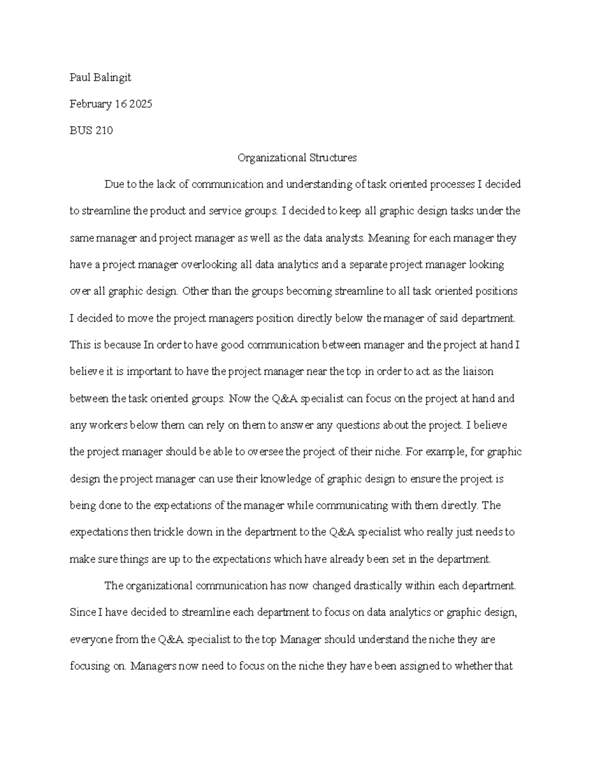 ECO 202 Module 3 Simulation Checkpoint Assignment Economic Report - Studocu