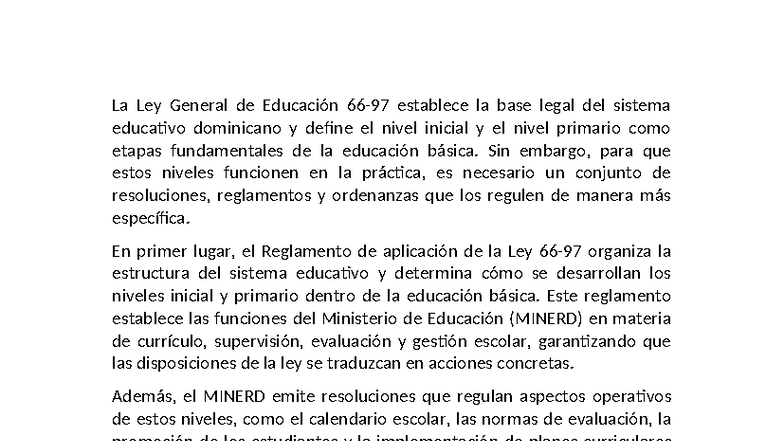 La Ley General de Educación 66: Normativa y Reglamentos del Sistema ...