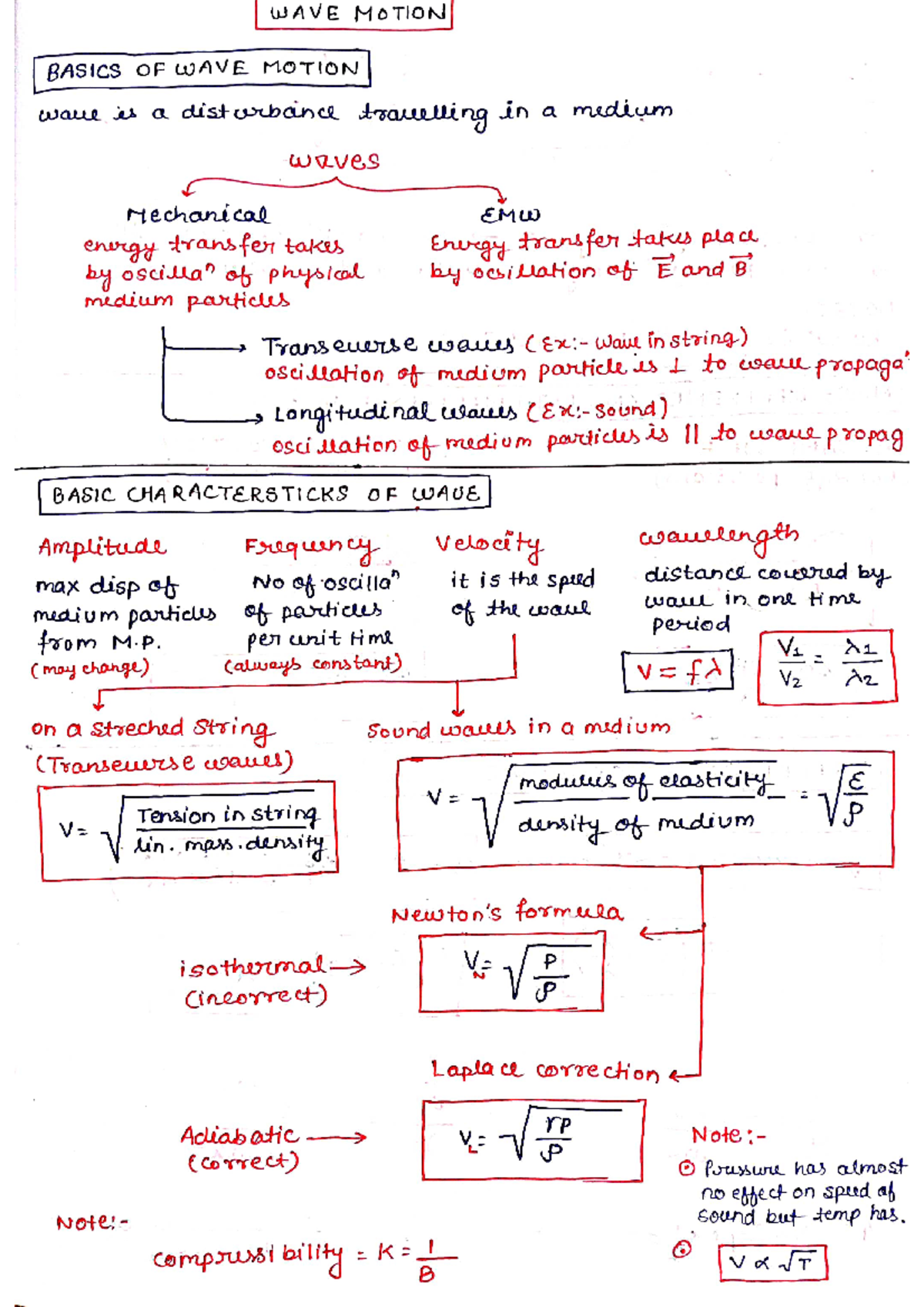 Wave Properties and Behavior: Understanding Key Concepts in Waves - Studocu