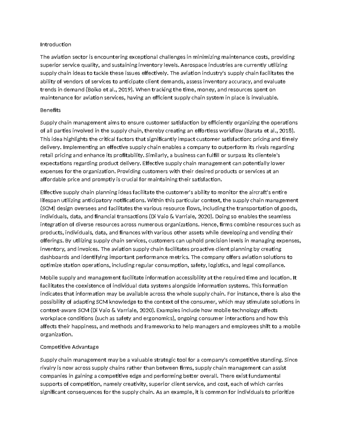 Aviation Supply Chain Management: Enhancing Efficiency & Customer ...
