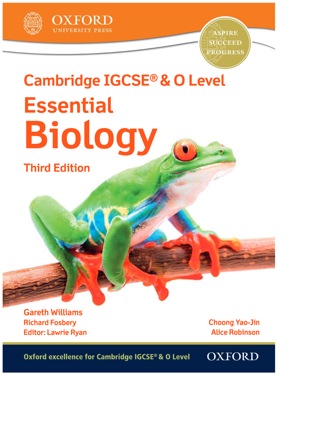 Cambridge IGCSE O Level Biology Essential Study Guide (3rd Ed.) - Studocu