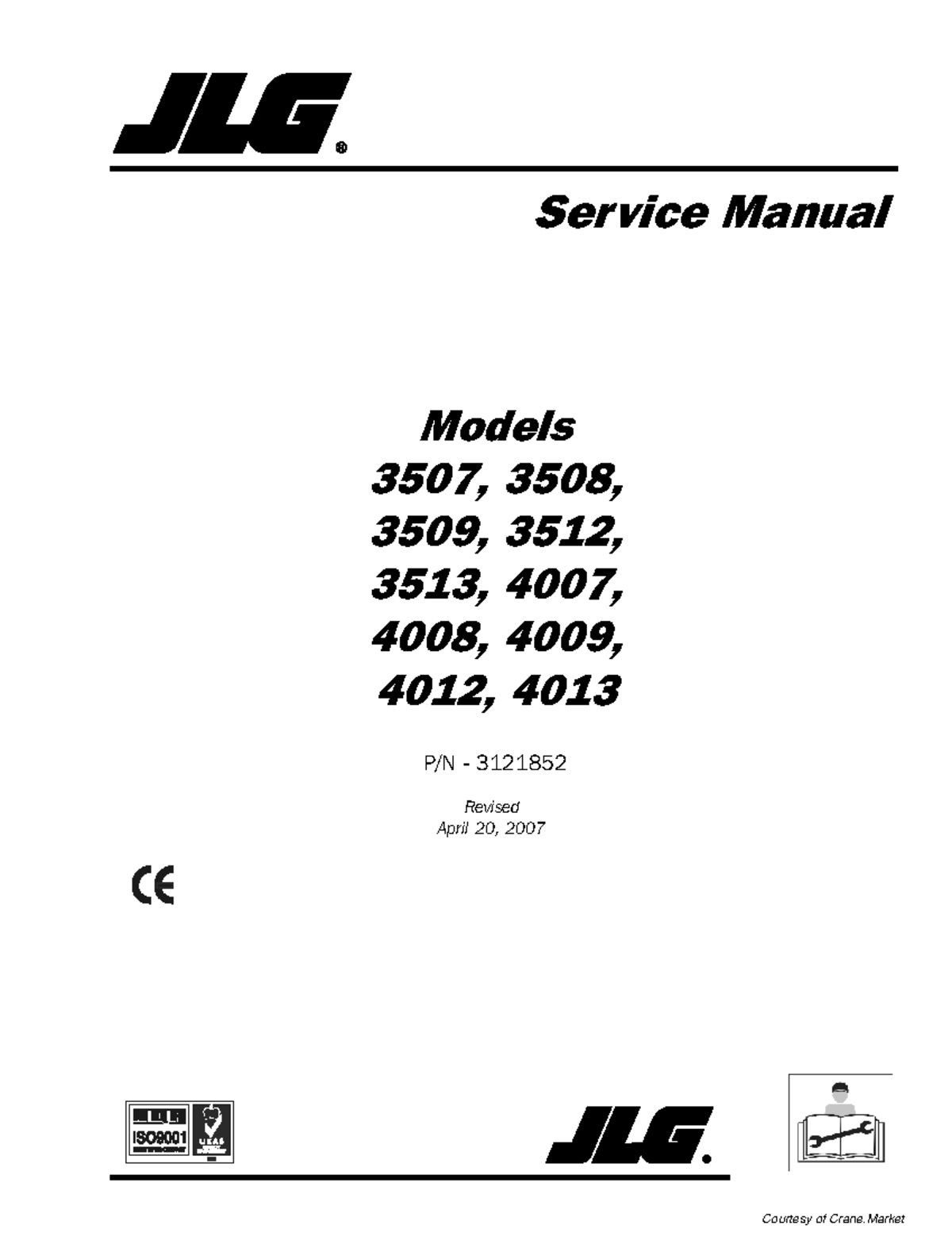 JLG 3507-4013 Service Manual: Safety & Maintenance Guidelines - Studocu