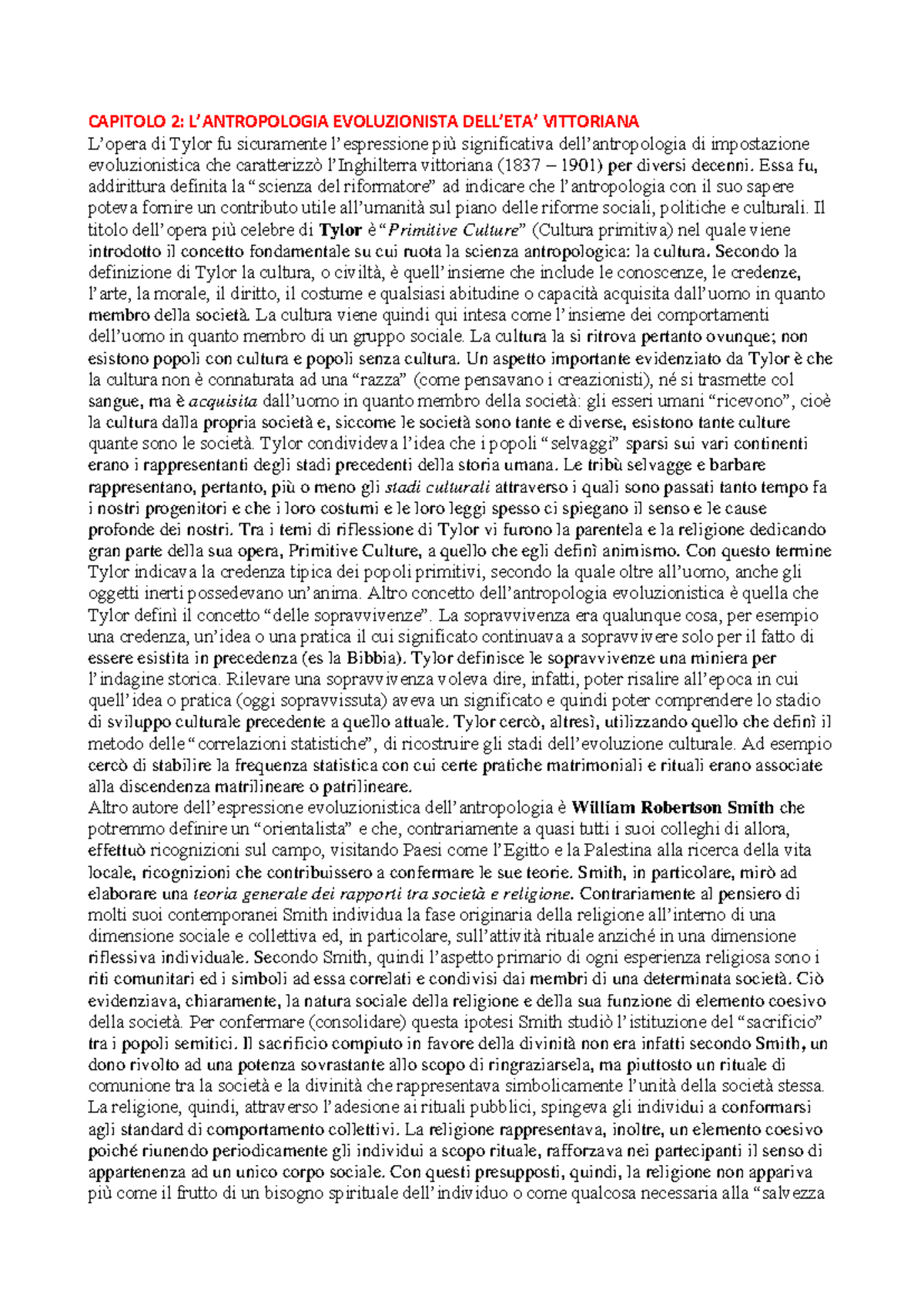 Antropologia Evoluzionista: Lezioni da Fabietti (Prof. Zito) - Document Preview