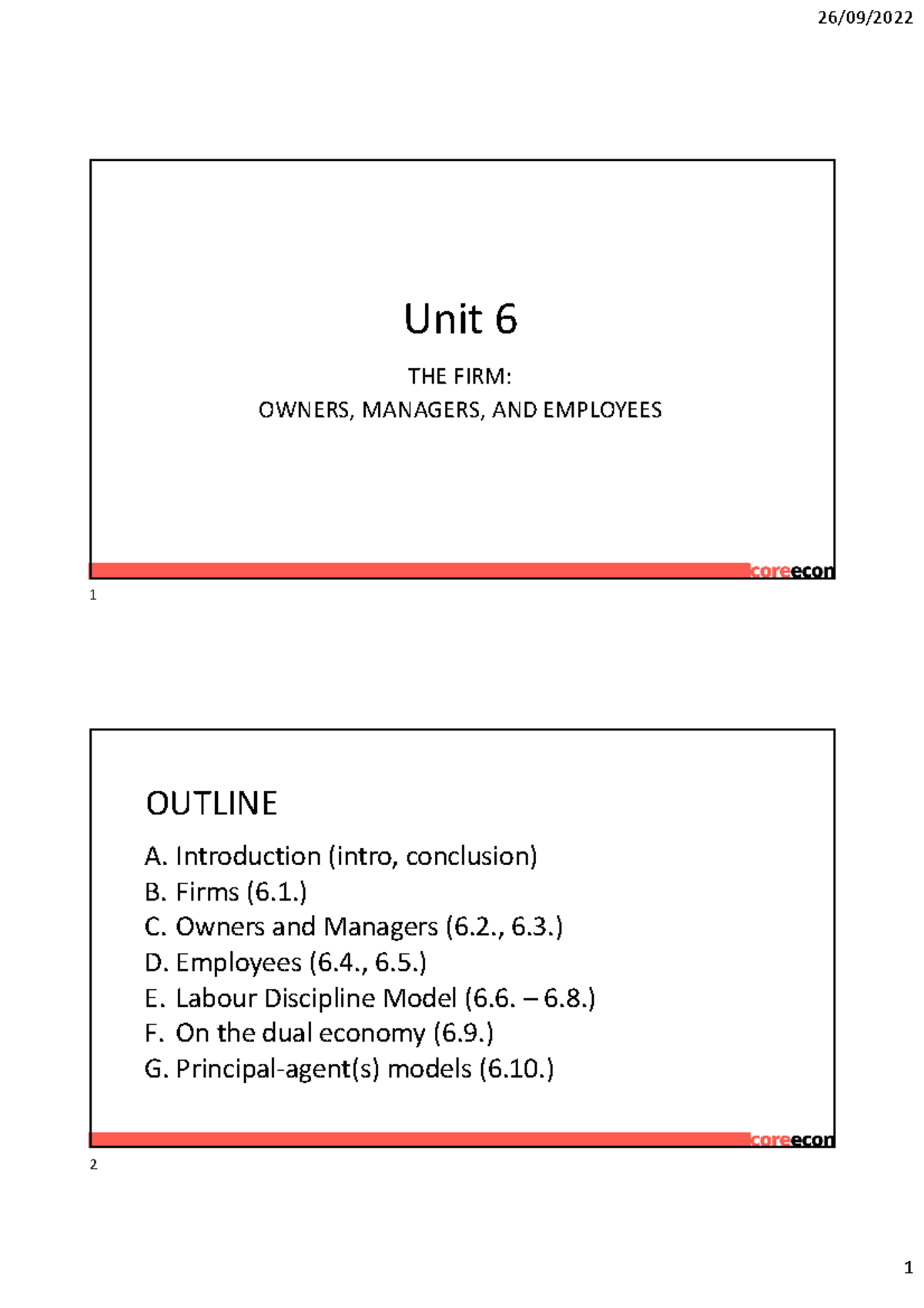 Week 3 Unit 6 Mod - Understanding The Firm's Dynamics - Studocu