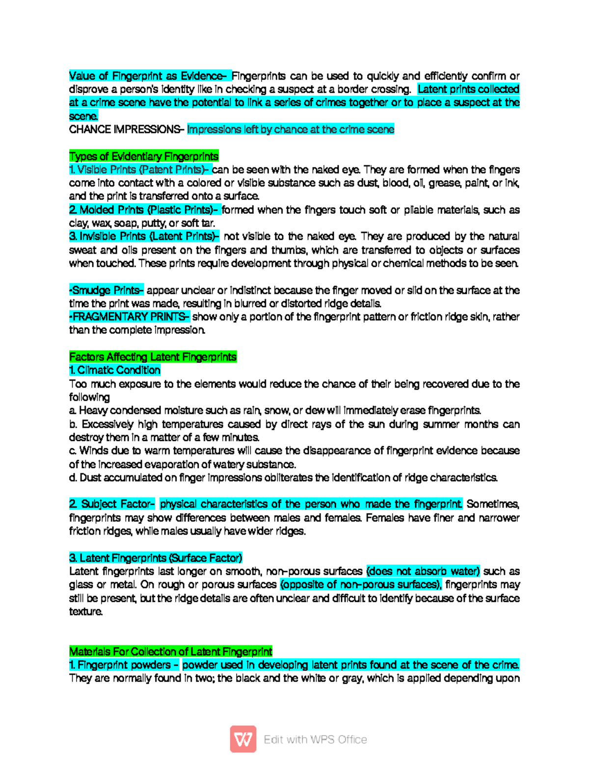 Fingerprint Evidence: Types, Collection, and Development Methods ...