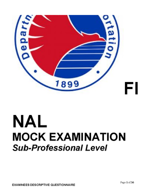 Final MOCK TEST - Subprofessional (with answer keys) - FINAL MOCK ...
