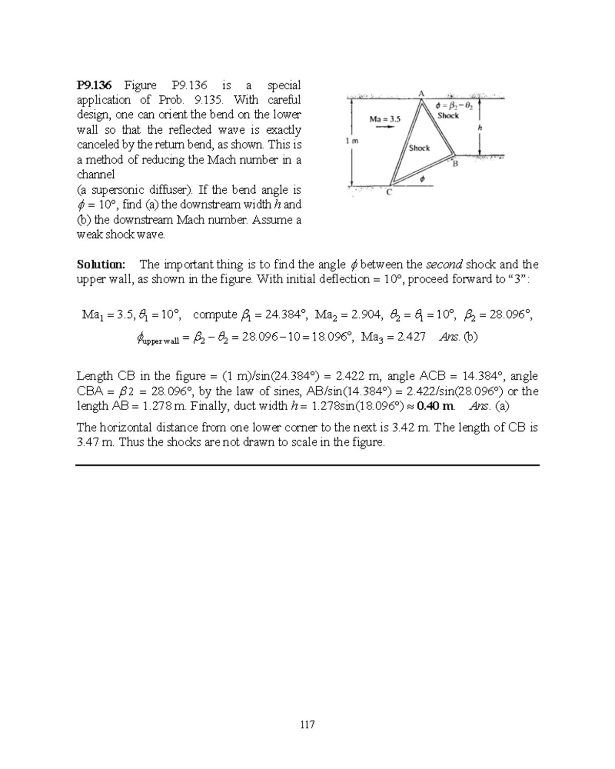 P9.136 Supersonic Diffuser Analysis & Solutions - Part 522 - Studocu