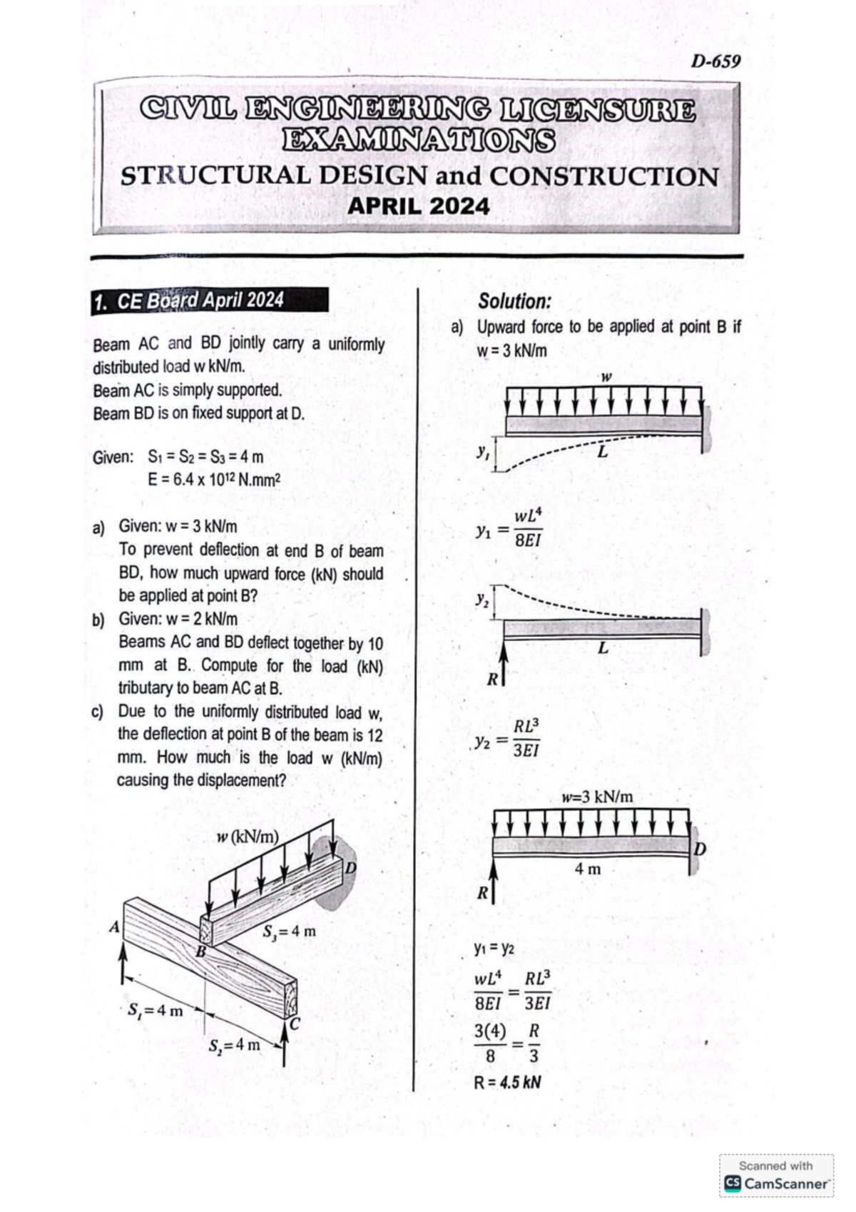 CIVIL ENGINEERING LICENSURE EXAMINATION: STRUCTURAL DESIGN ...