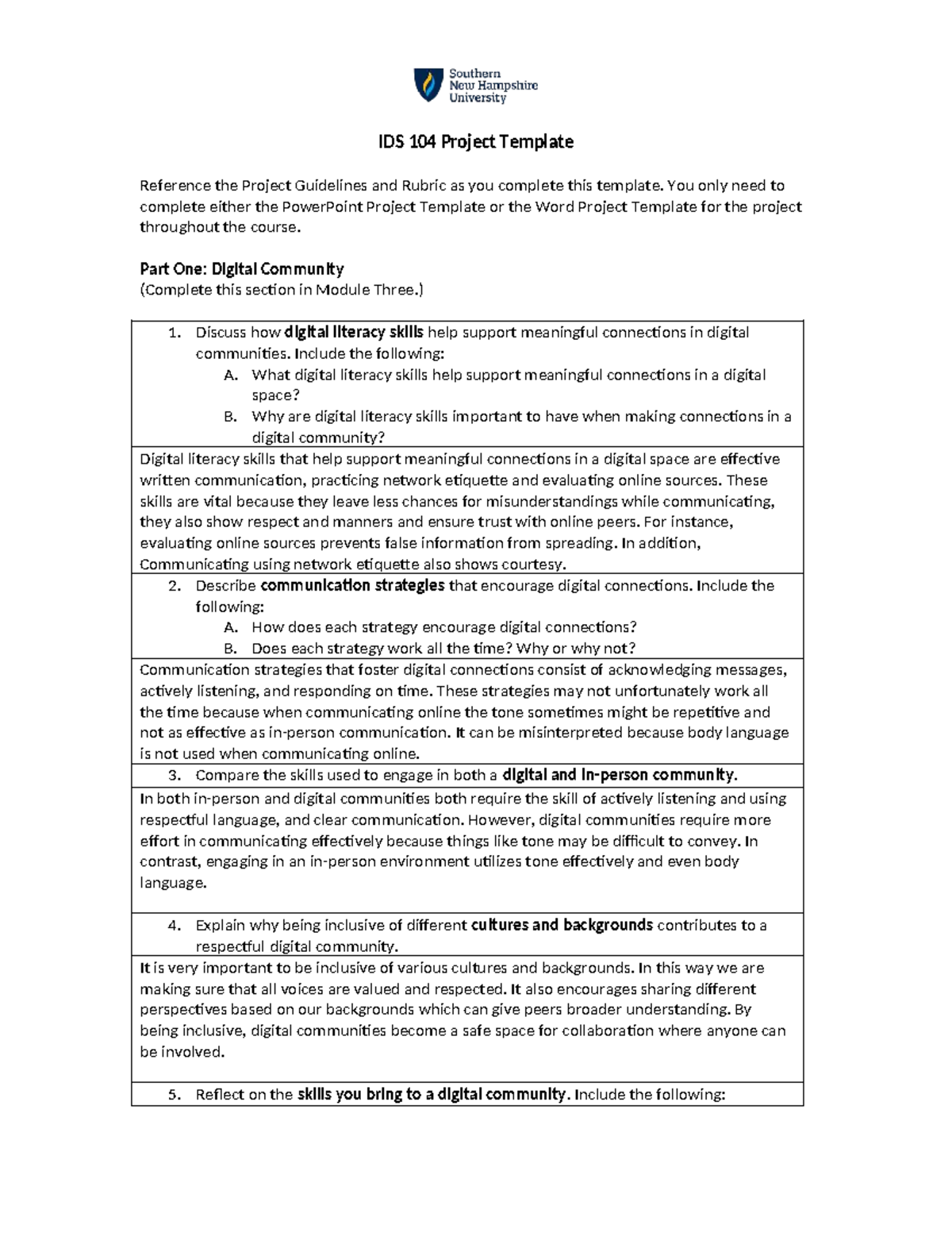 IDS 104 Project Template: Digital Community & Growth Mindset Insights ...