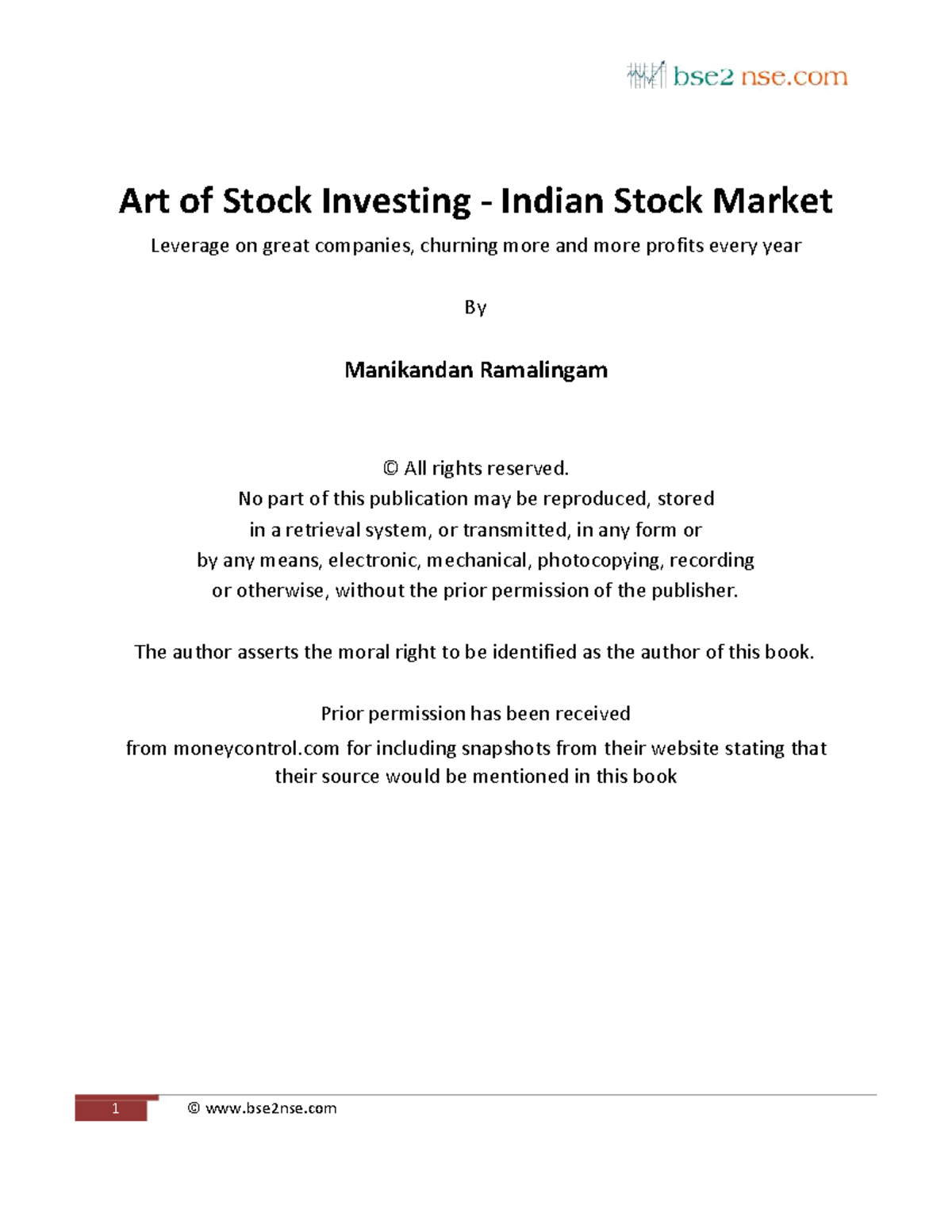 Art of Stock Investing in the Indian Market - A Comprehensive Guide ...