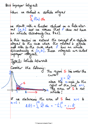 Appendix notes on on Calculus - 1 Numbers Recall that in school you ...