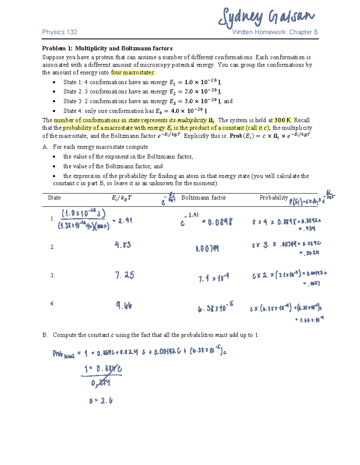 Ch 10 Problems: Capacitors & Nernst Potential - Sp24 - Studocu