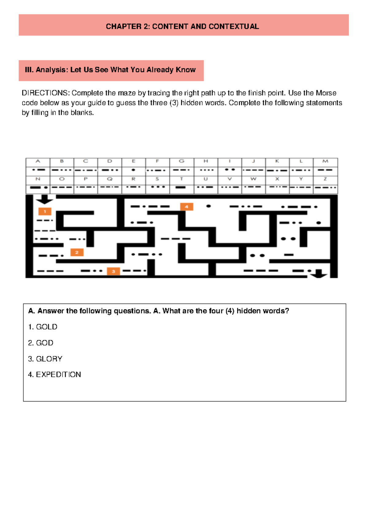 Chapter 2: Exploring Content and Contextual Analysis of History - Studocu