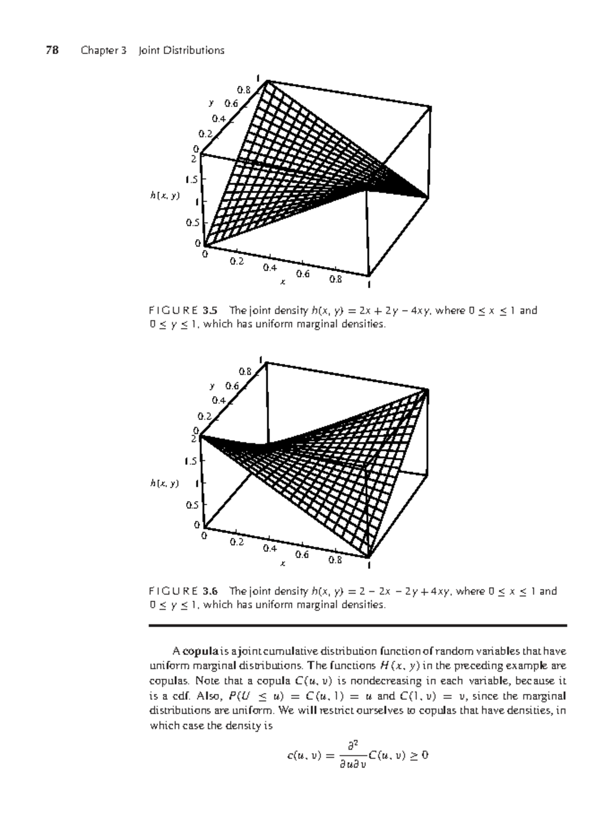 Mathematical Statistics (MATH 78) - Chapter 3: Joint Distributions ...