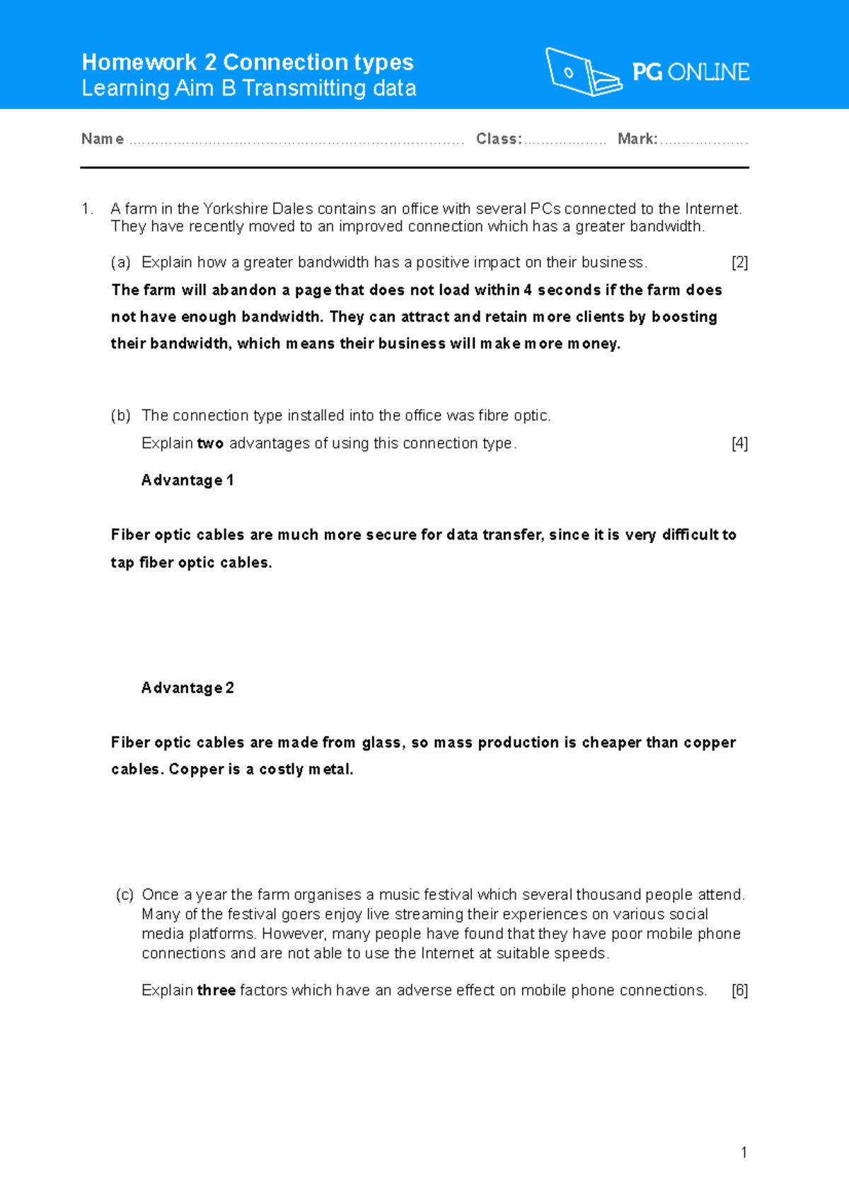Topic 2 Homework 2 - Impact of Connection Types on Business Performance ...