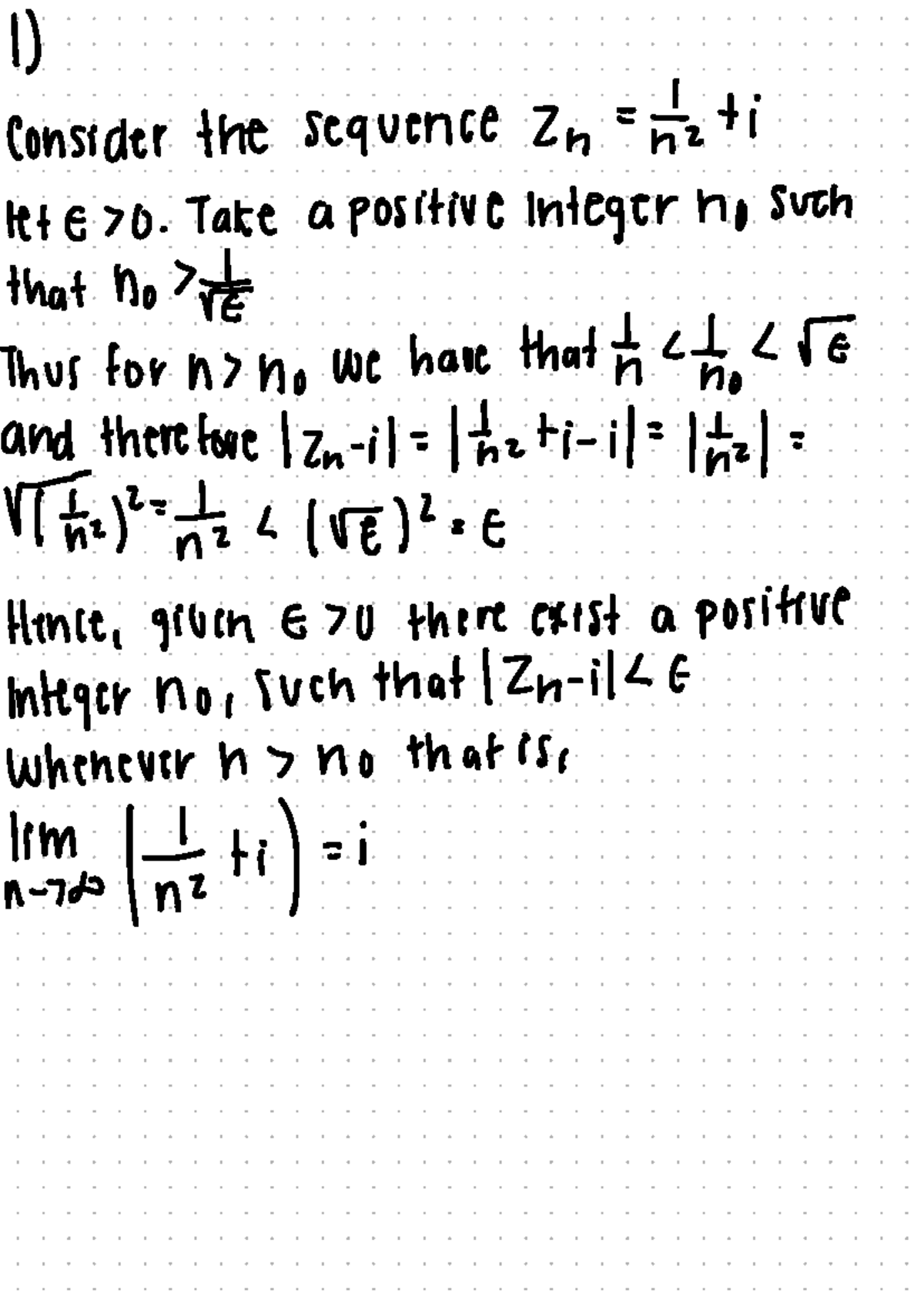 Complex Variables Section 61: Sequence Analysis and Properties - Studocu