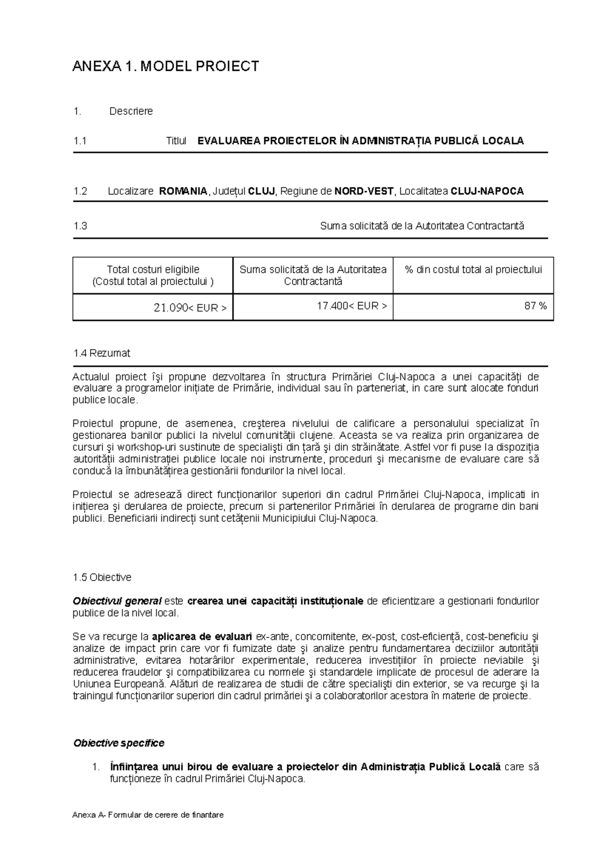 Evaluarea Proiectelor în Administrația Publică Locală - E3A Model ...