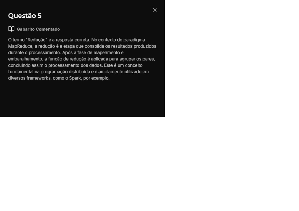 Gabarito Comentado da Prova de Tópicos de Big Data em Python - Studocu