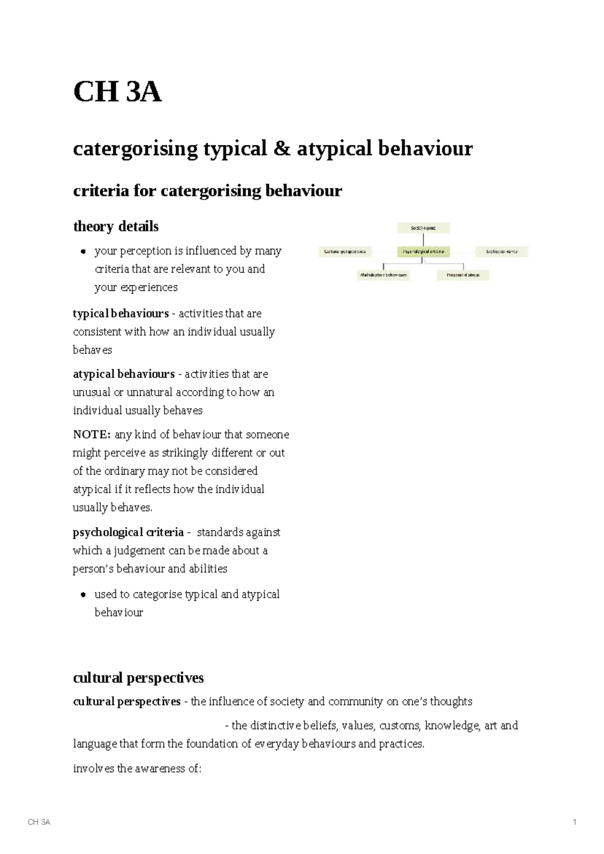 CH 3B Understanding Normality and Neurotypicality Theory - Studocu