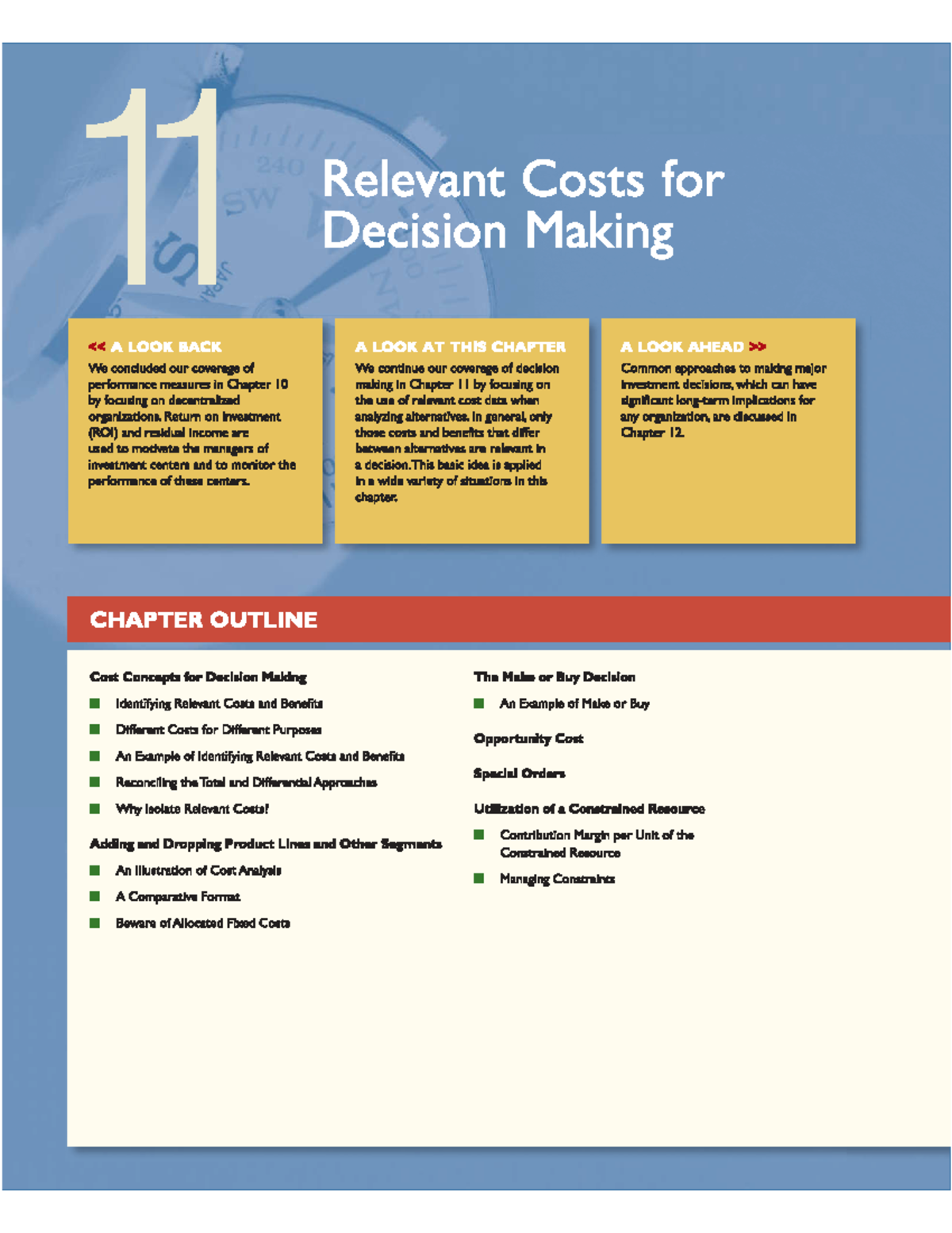 Relevant Costs for Decision Making: Insights from Chapter 11 Analysis ...