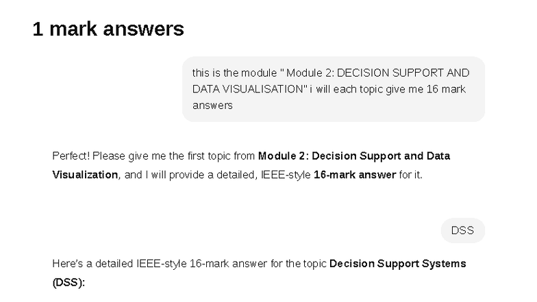 Mod2 BA - Notes on Decision Support Systems and Analytics - Studocu