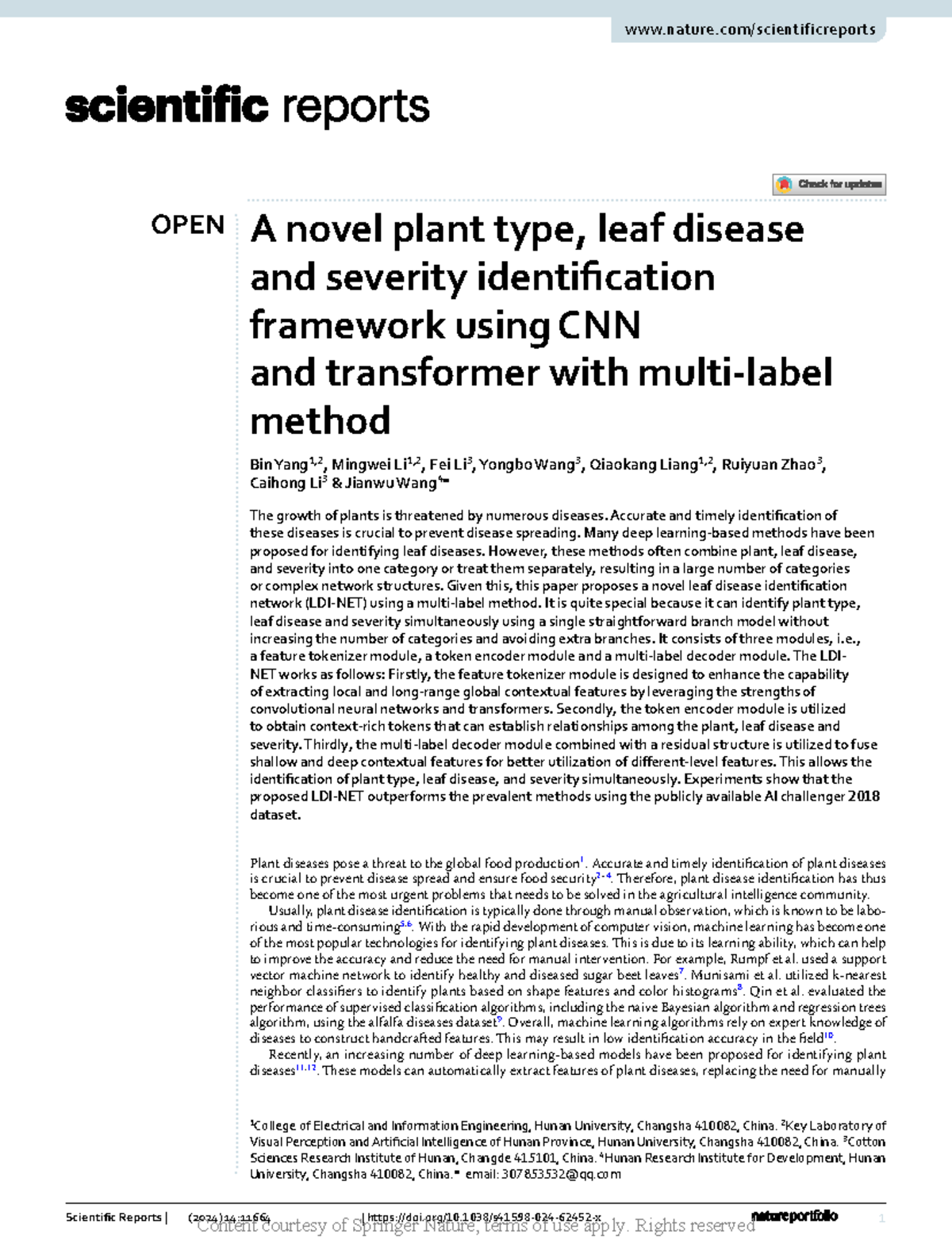 A Novel Framework for Plant Type, Leaf Disease, and Severity ...