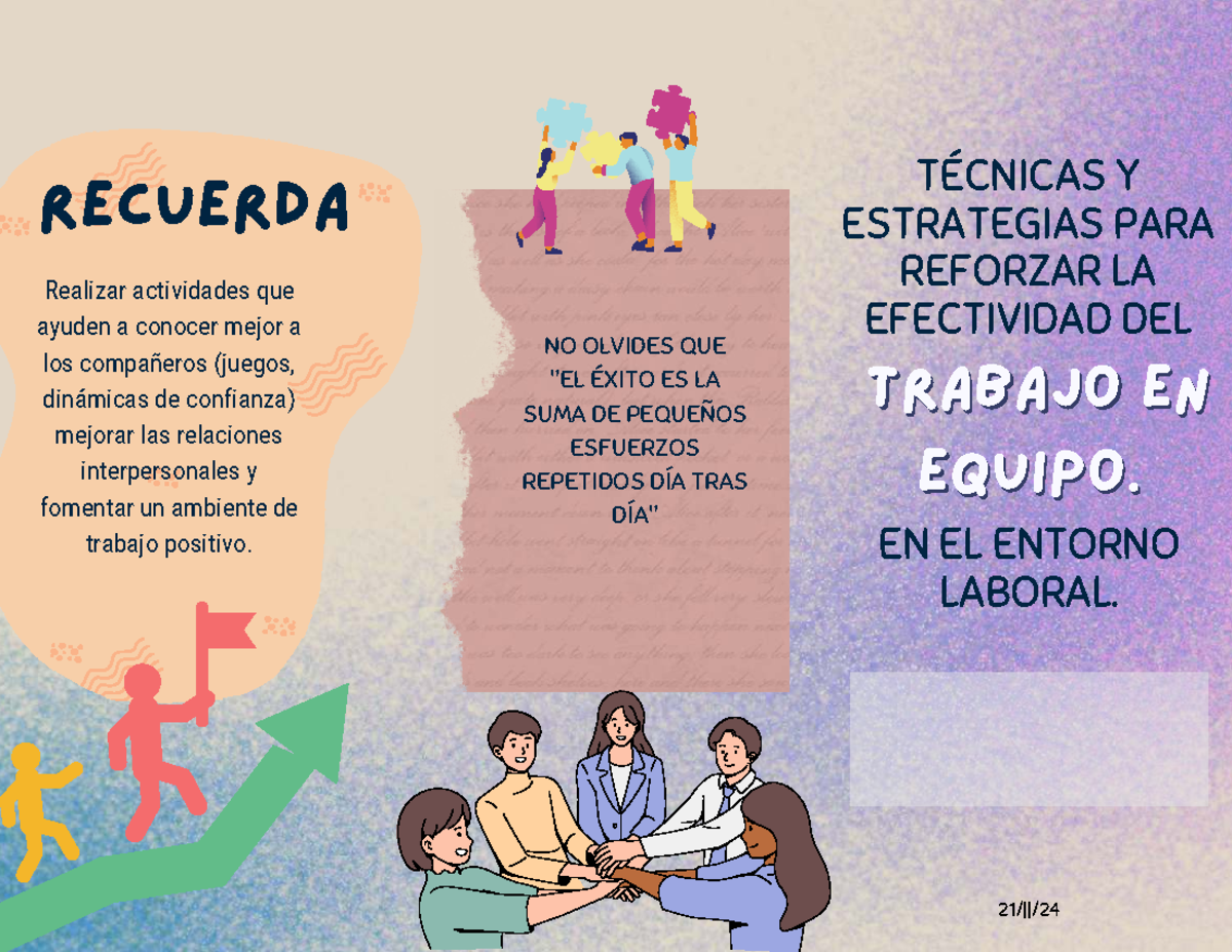 Técnicas y Estrategias para Mejorar el Trabajo en Equipo - Studocu