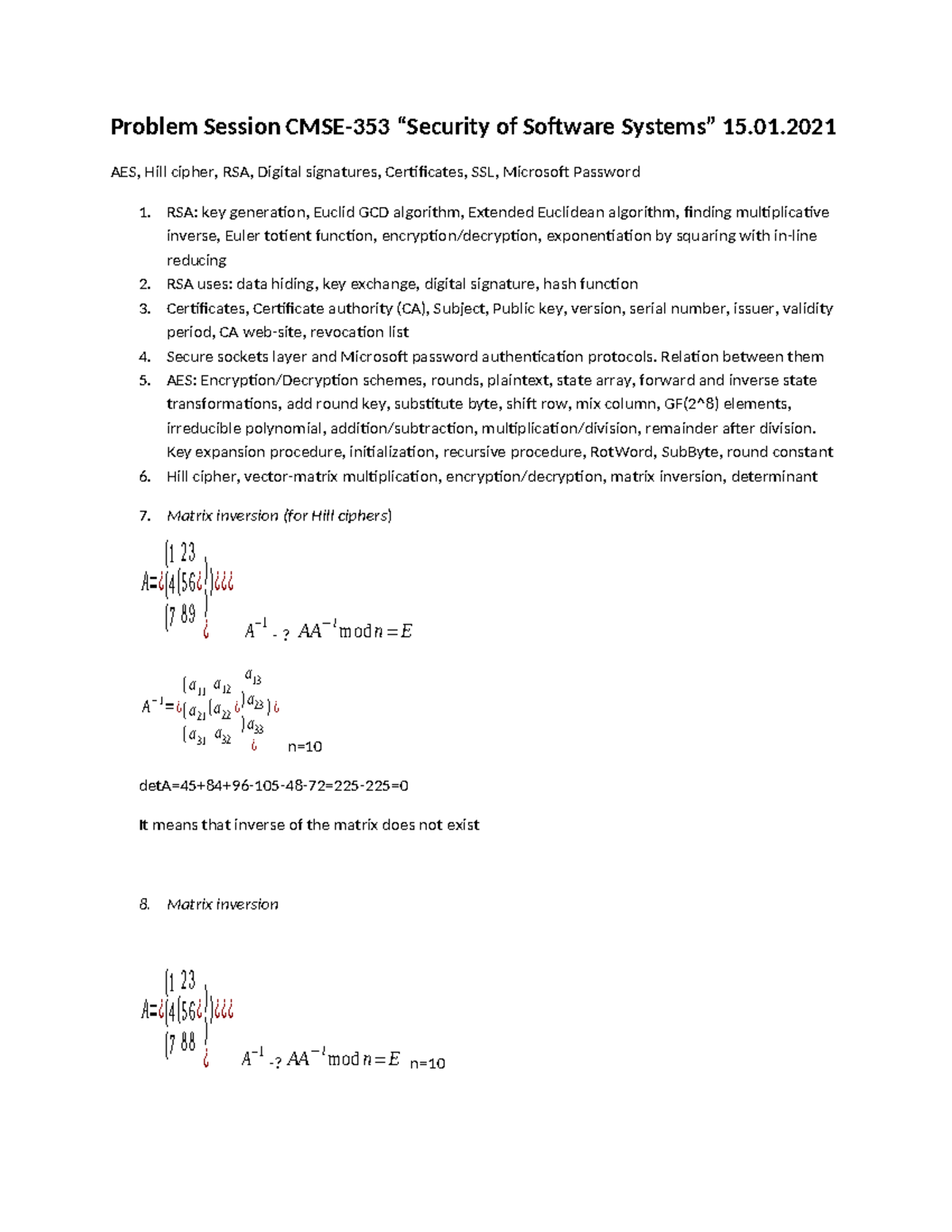 CMSE353/CMSE456 Problem Session Fall2920 15012021 - Problem Session ...