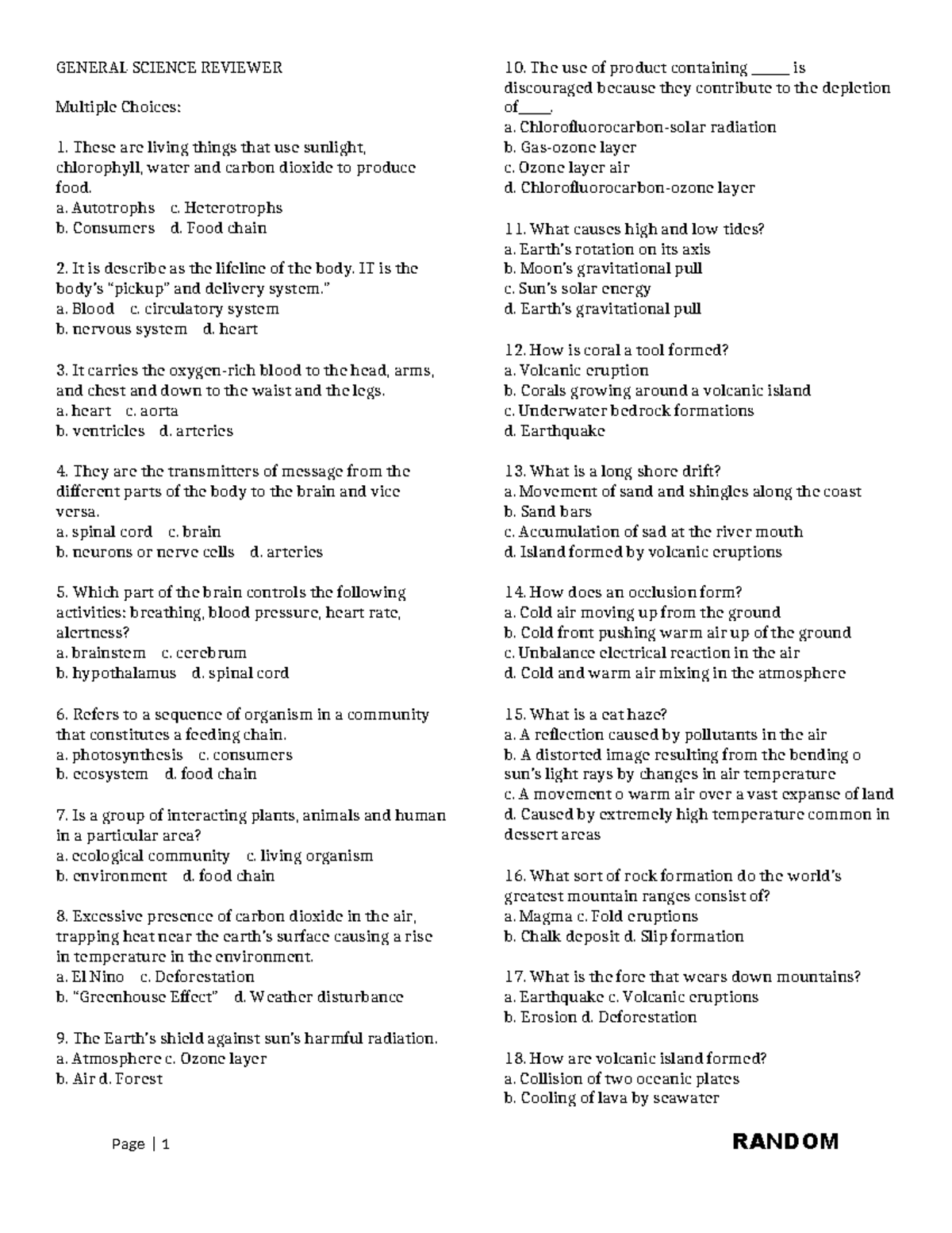 Gened Final Exam Reviewer (LET) with Answer Key - Studocu