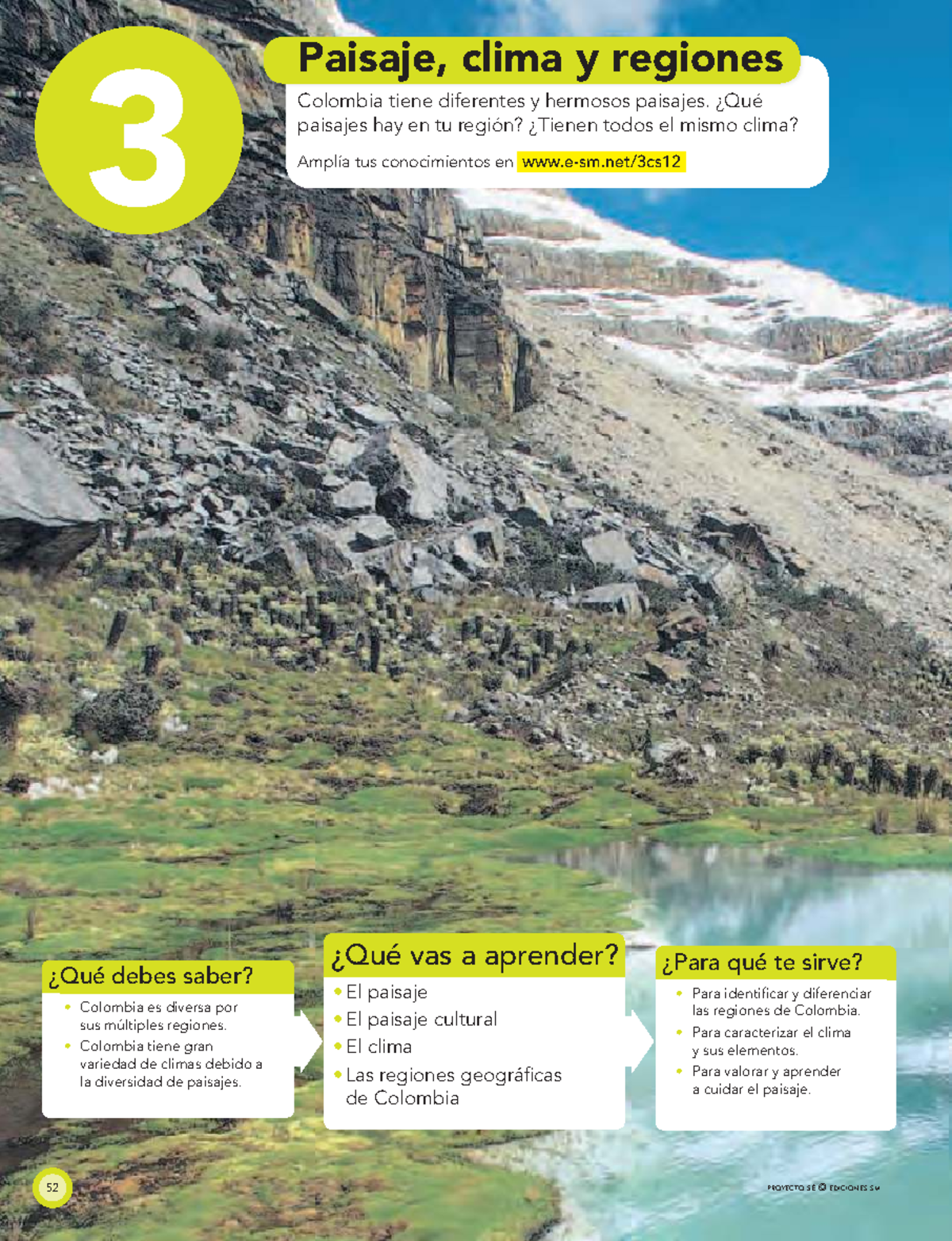 052-077 SE Ciencias Sociales 3: Paisajes, Climas y Regiones de Colombia ...