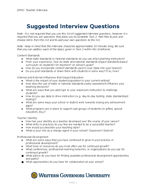 WGU- D097 Education Foundation Task One-Observation Table - Enly Cruz ...