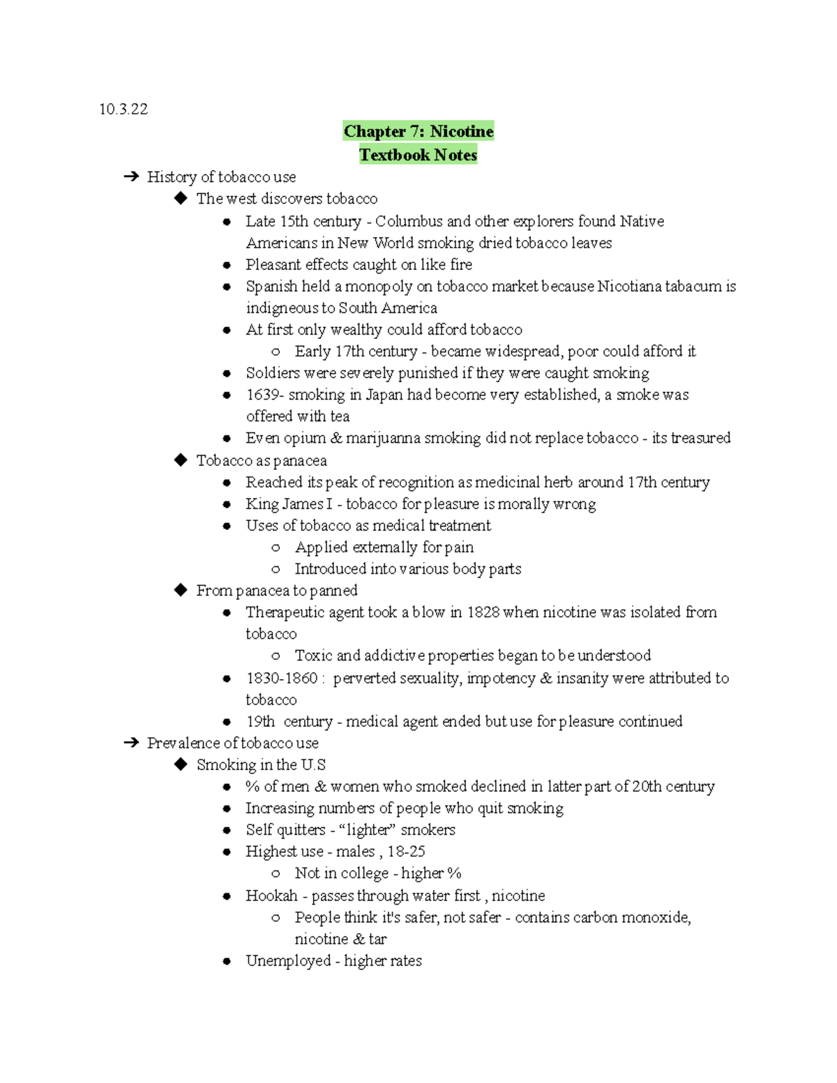 Chapter 7 TB - Professor Werner and Textbook "Drug Use and Abuse" - 10 ...