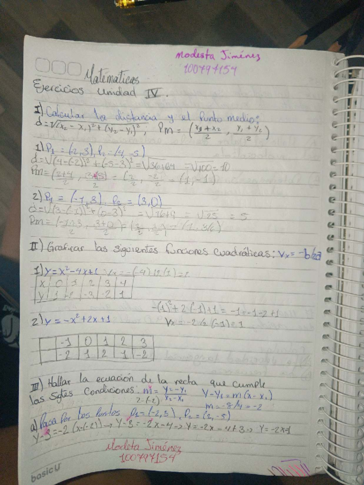 Ejercicios Resueltos de Matemáticas - Unidad IV (100794154) - Studocu