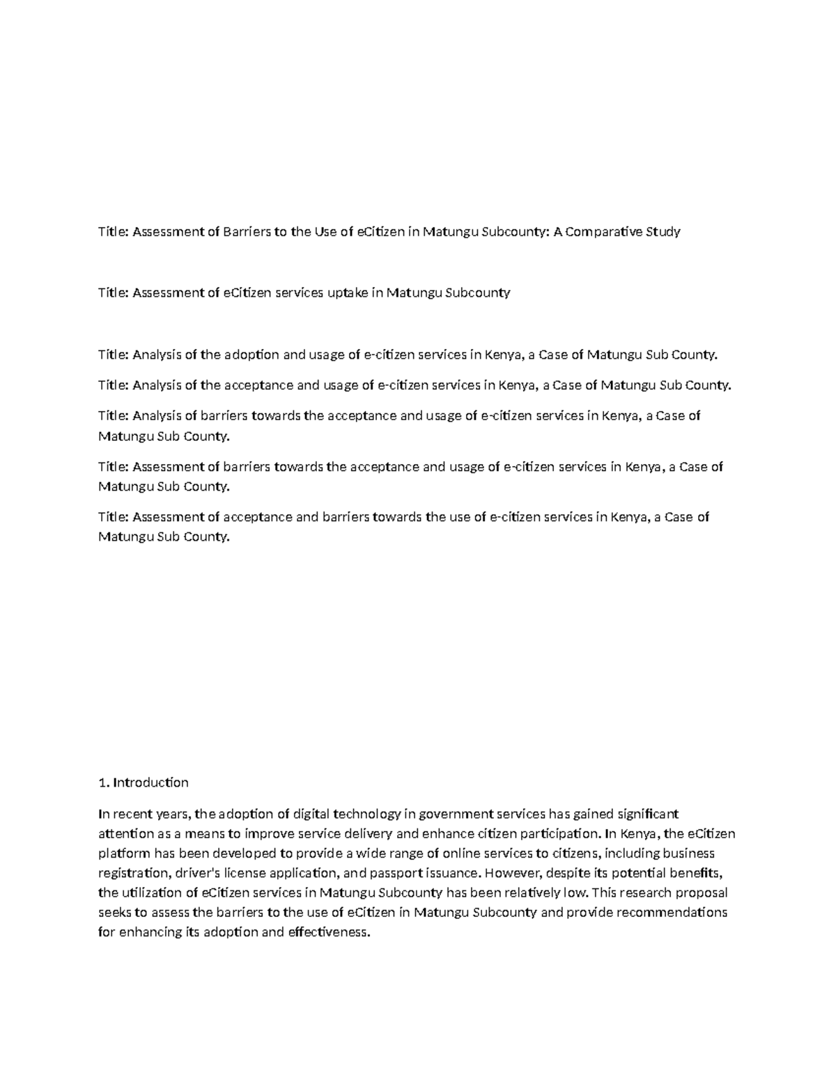 assessment-of-barriers-to-ecitizen-adoption-in-matungu-subcounty-studocu