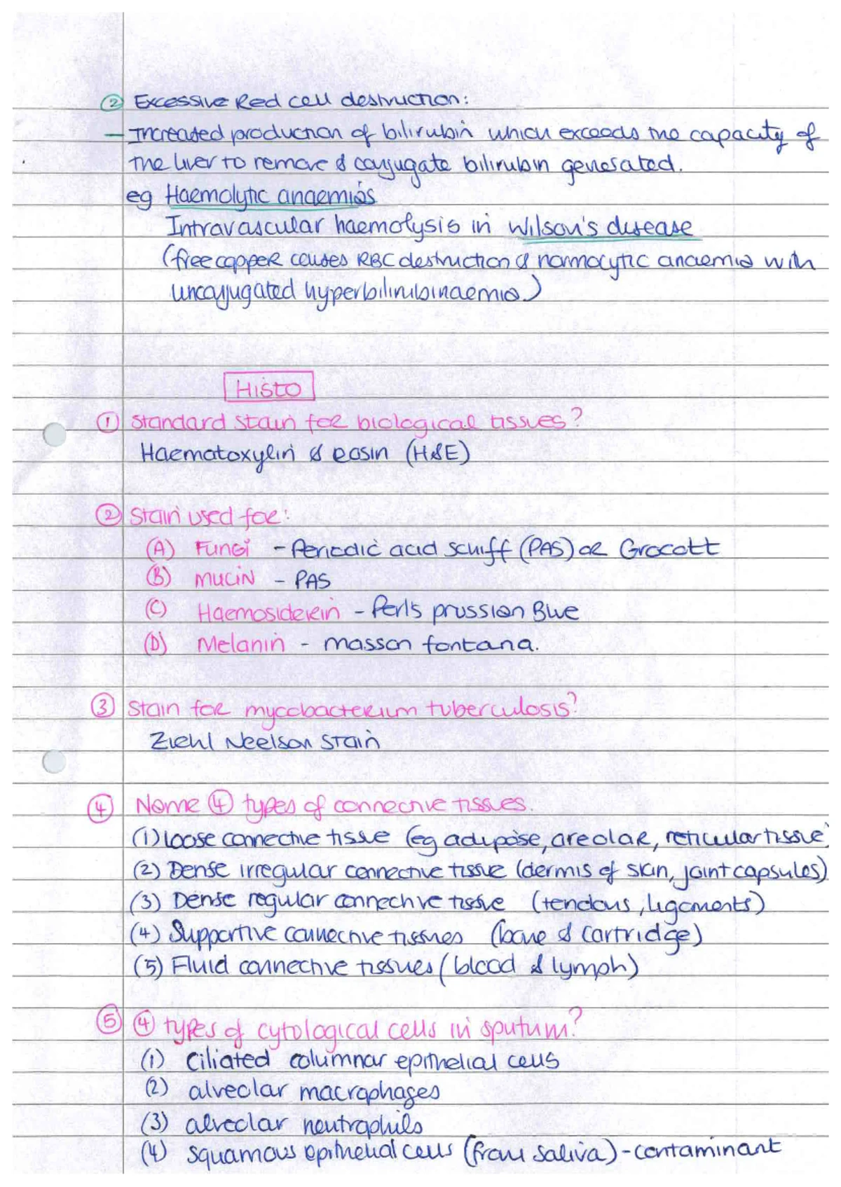 Final Exam Study Guide for BIO 101: Histology and Microscopy Techniques ...