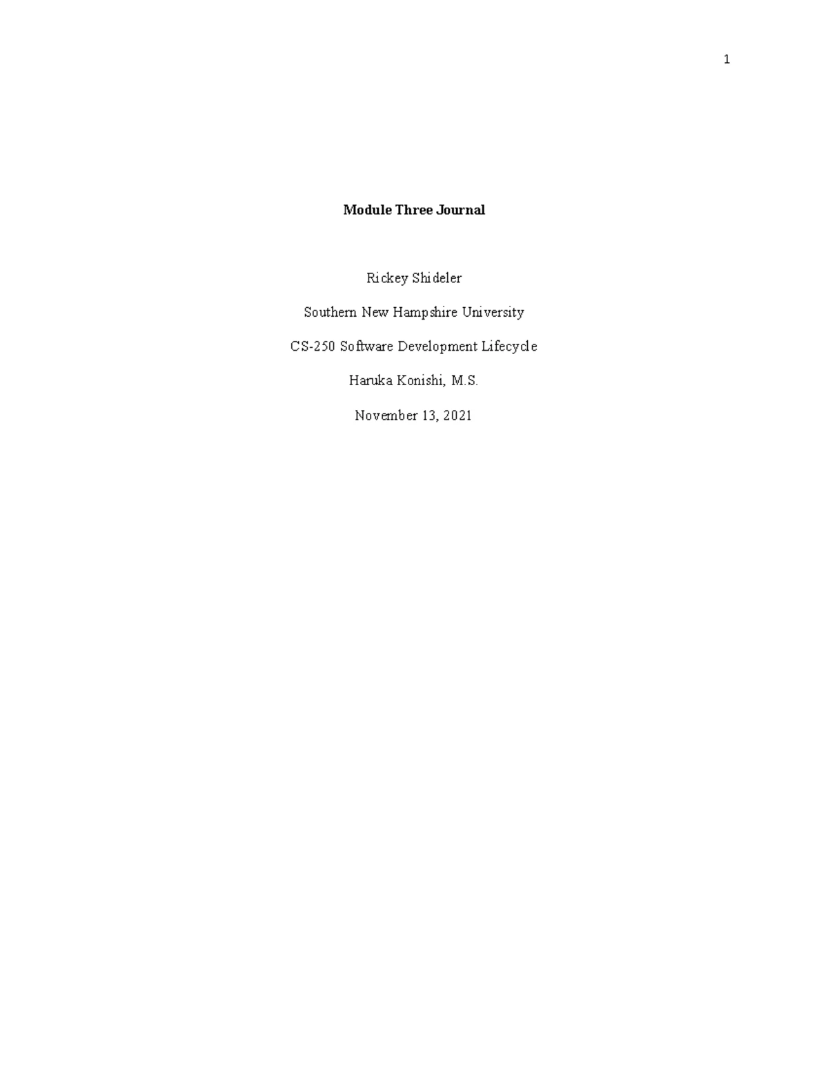 CS-250 Module Two Journal: Key Scrum Events and Their Impact - Studocu