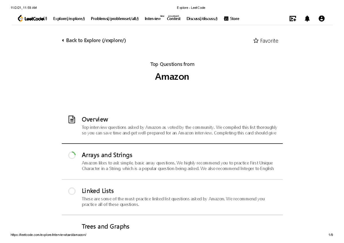 Amazon LC Premium Questions: Practice LeetCode for Interview Prep - Studocu