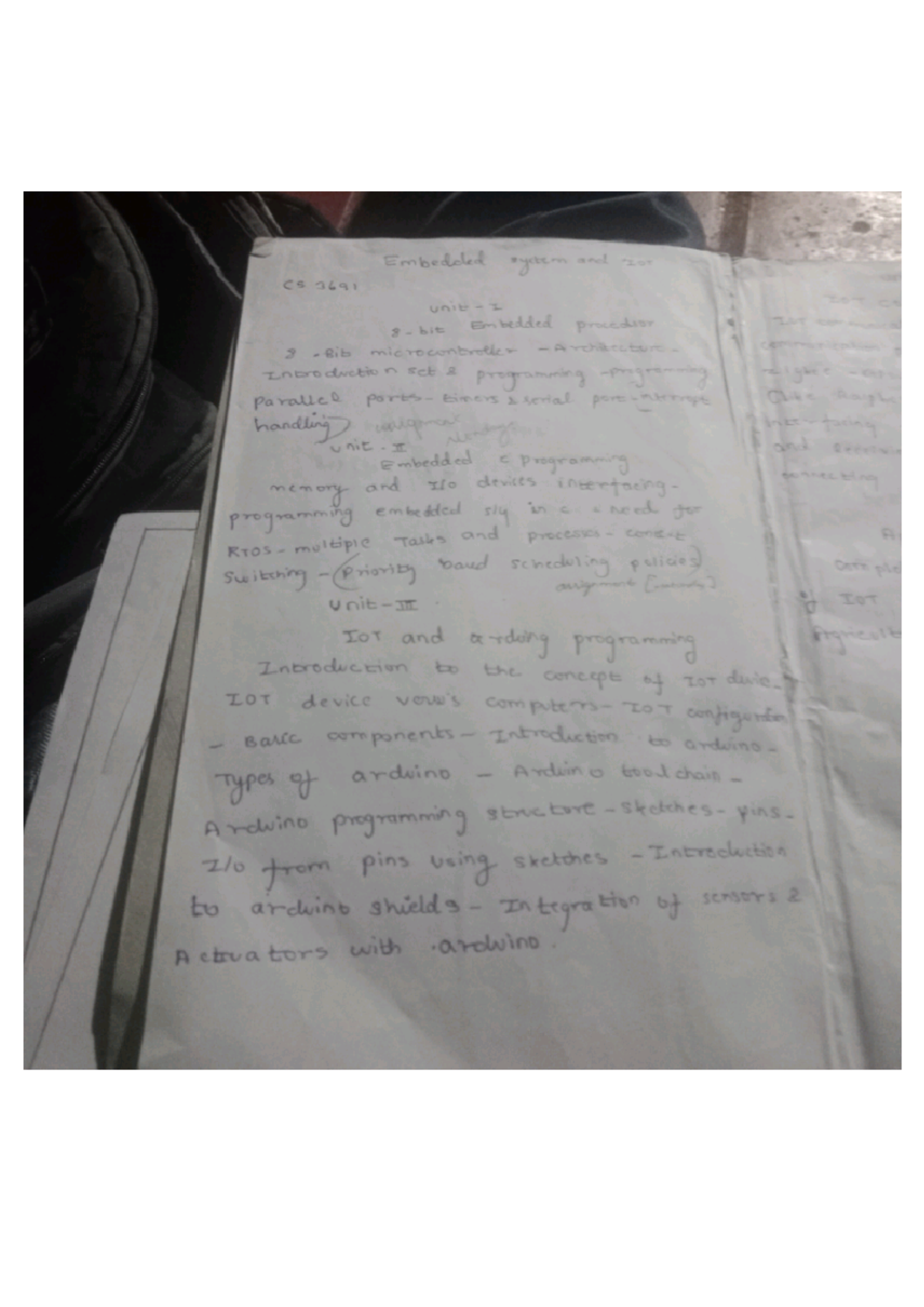 Embedded Systems & Arduino Programming Lecture Notes C S 3691 - Studocu