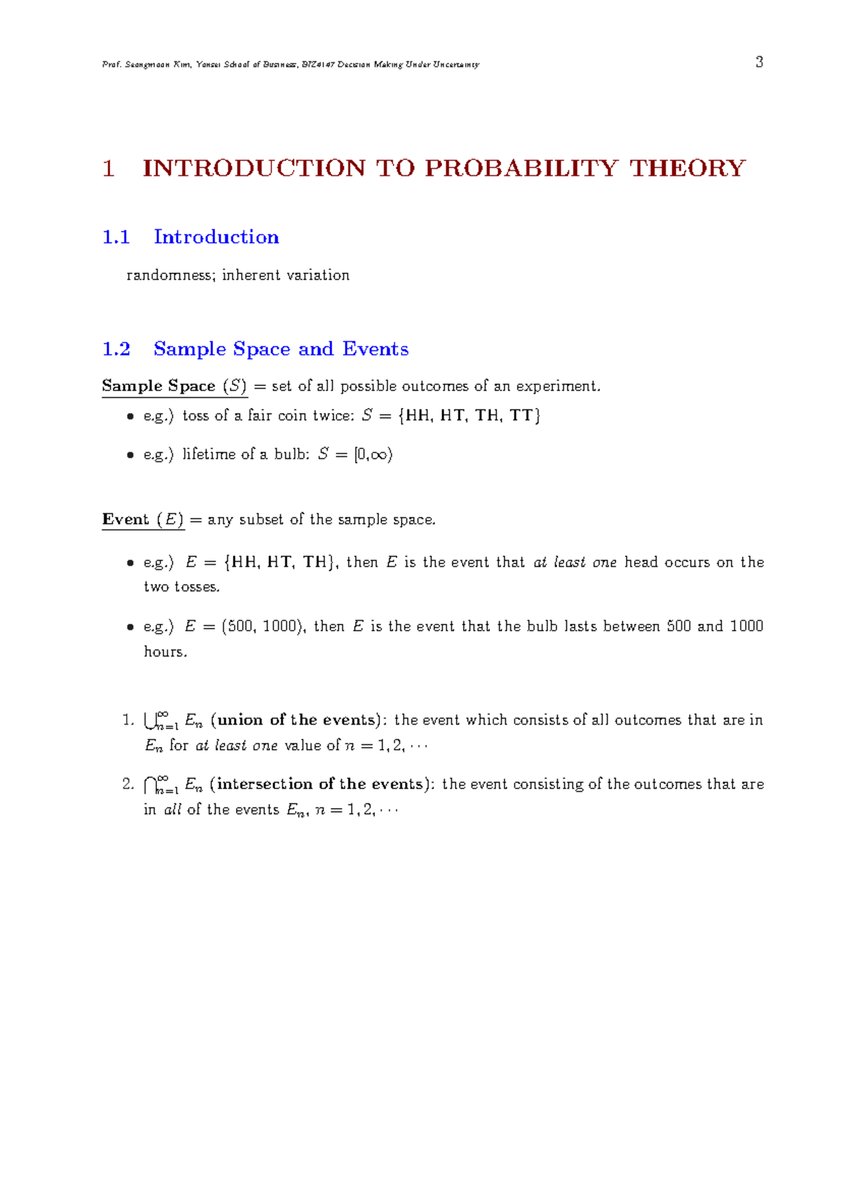 Probability Intro 1 - rtwuur6 - 1 INTRODUCTION TO PROBABILITY THEORY 1 ...