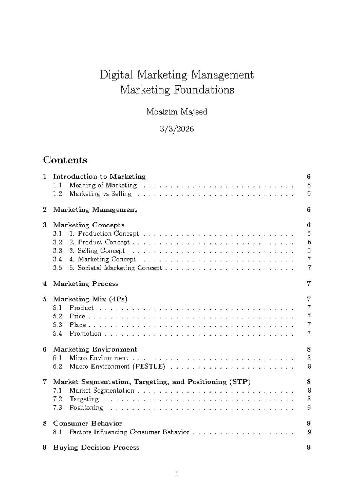 Digital Marketing Management Study Guide EDS-22 - Studocu