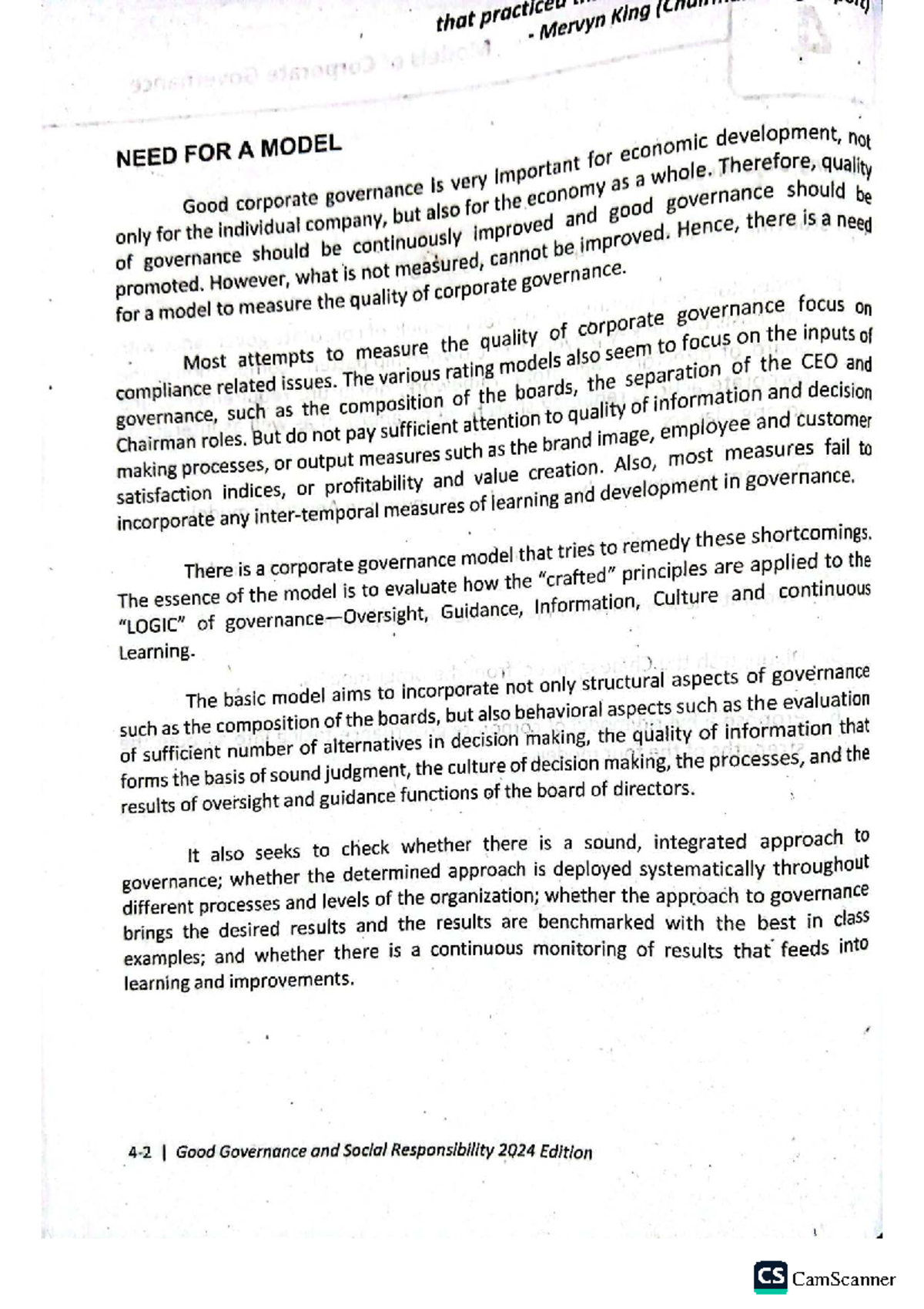 Models of Corporate Governance: A Comparative Analysis (6757) - Studocu