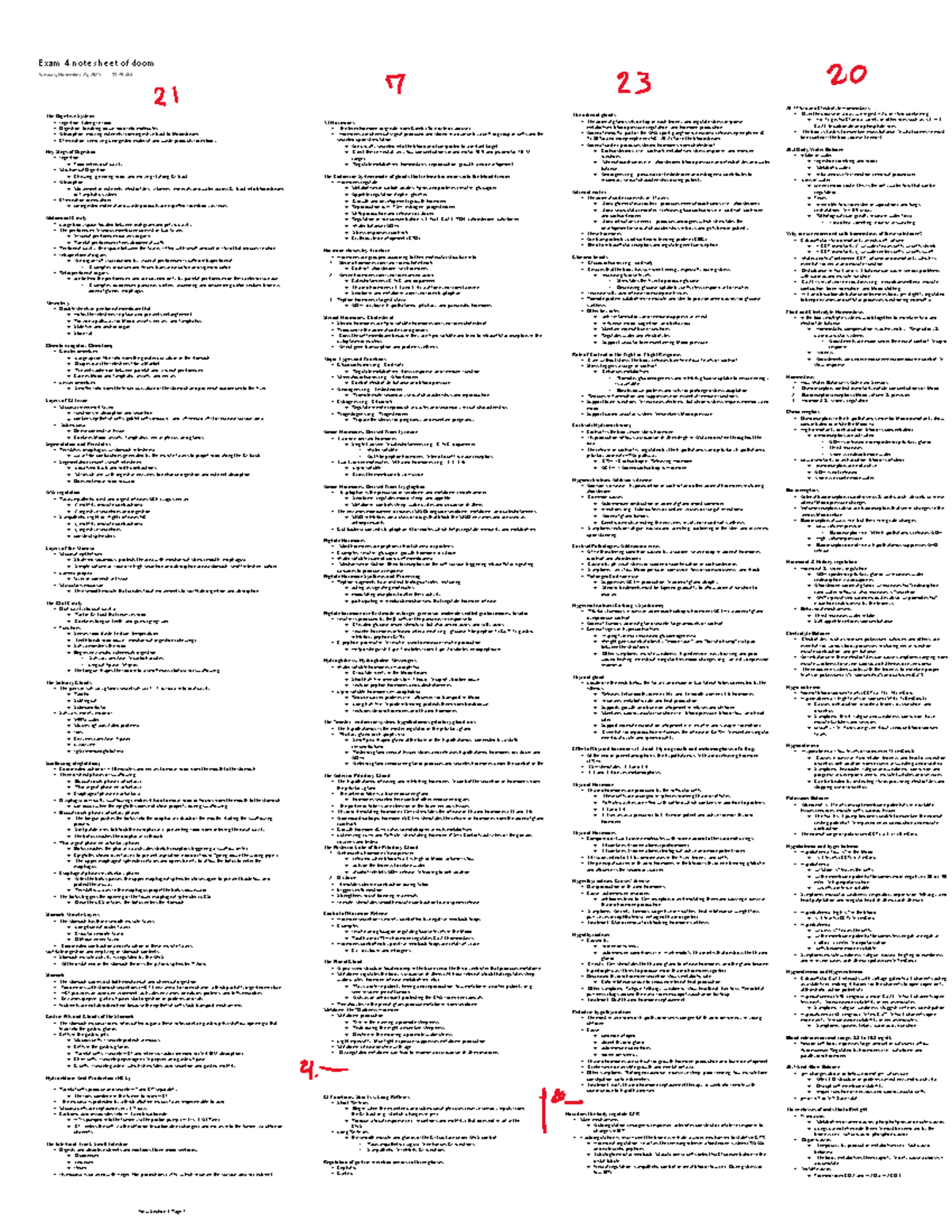 Lecture Notes on the Digestive System - Studocu