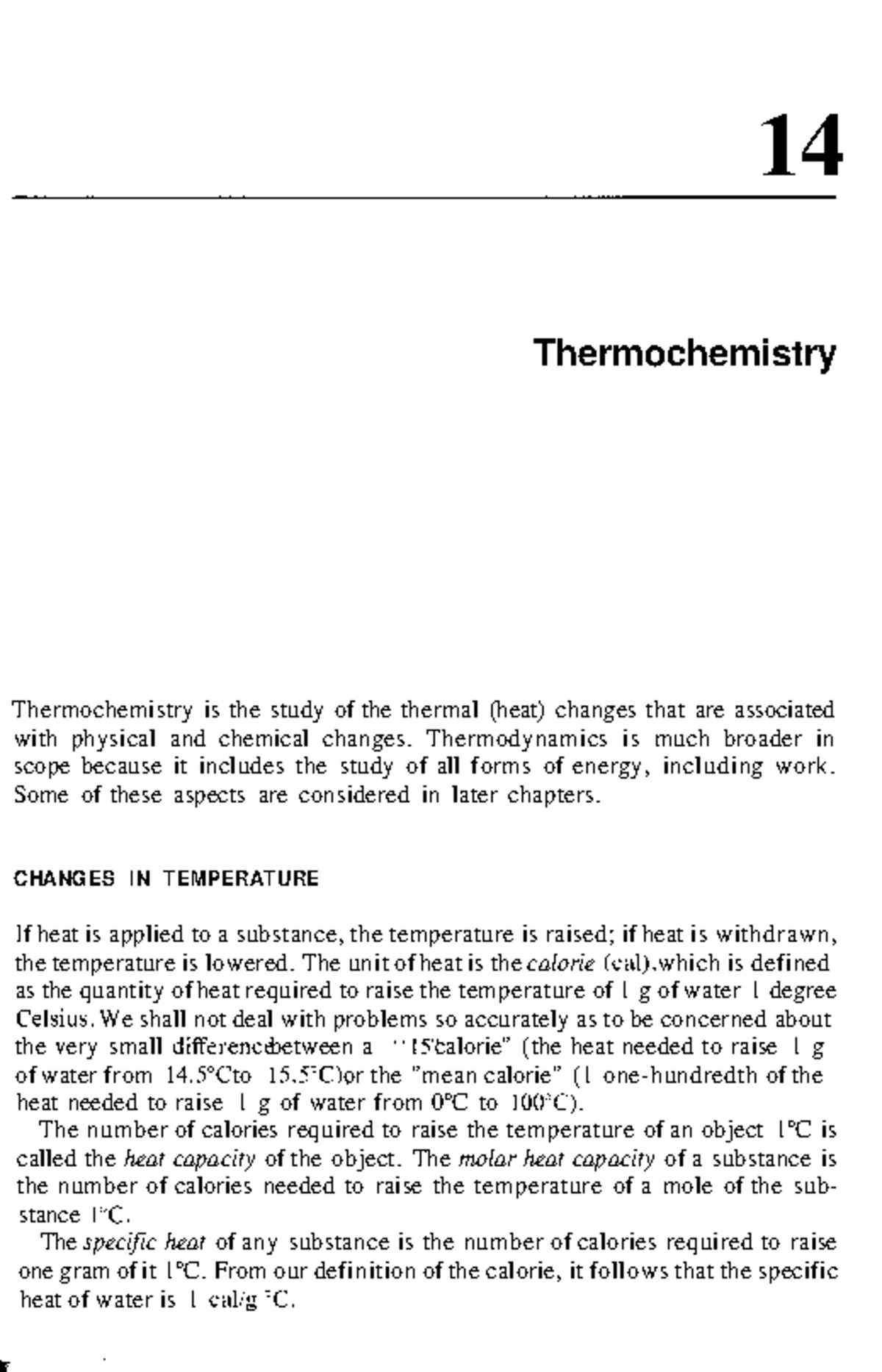 Thermochemistry Concepts and Calculations - CHEM 206 Lecture Notes ...