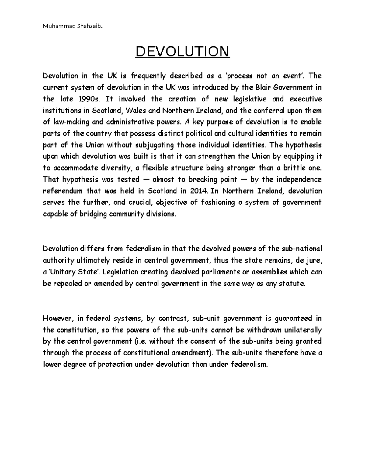 Devolution in the UK: An Overview of Legislative Changes and Impacts ...