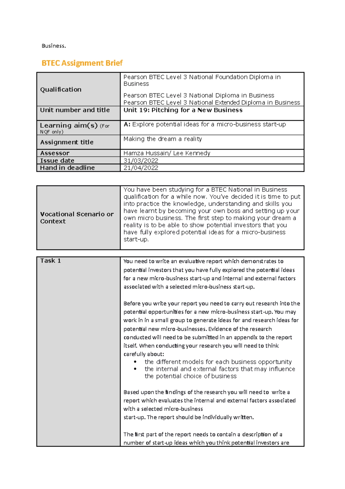 AQA A Level Business Calculation Practice Book 2024 Spec Sample ...