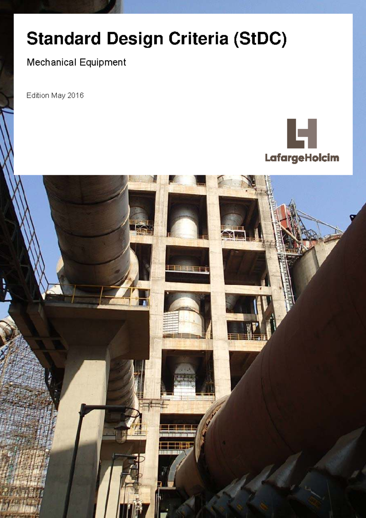 Standard Design Criteria for Mechanical Equipment - May 2016 Edition ...