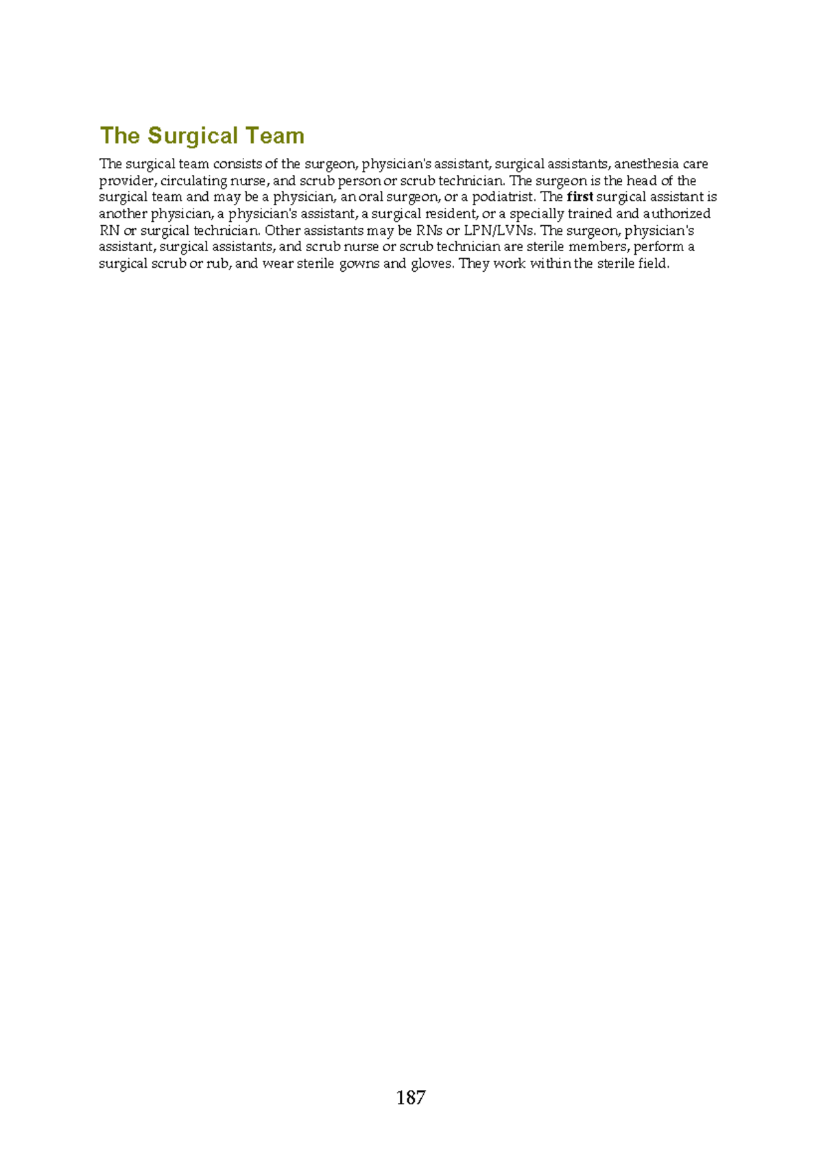 Nursing-63: Overview of the Surgical Team and Operating Room Protocols ...