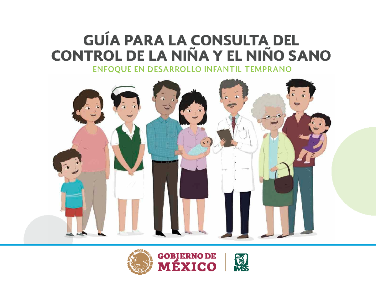 Guía de Consulta para el Control de la Niña y el Niño Sano - Desarrollo Infantil - Document Preview