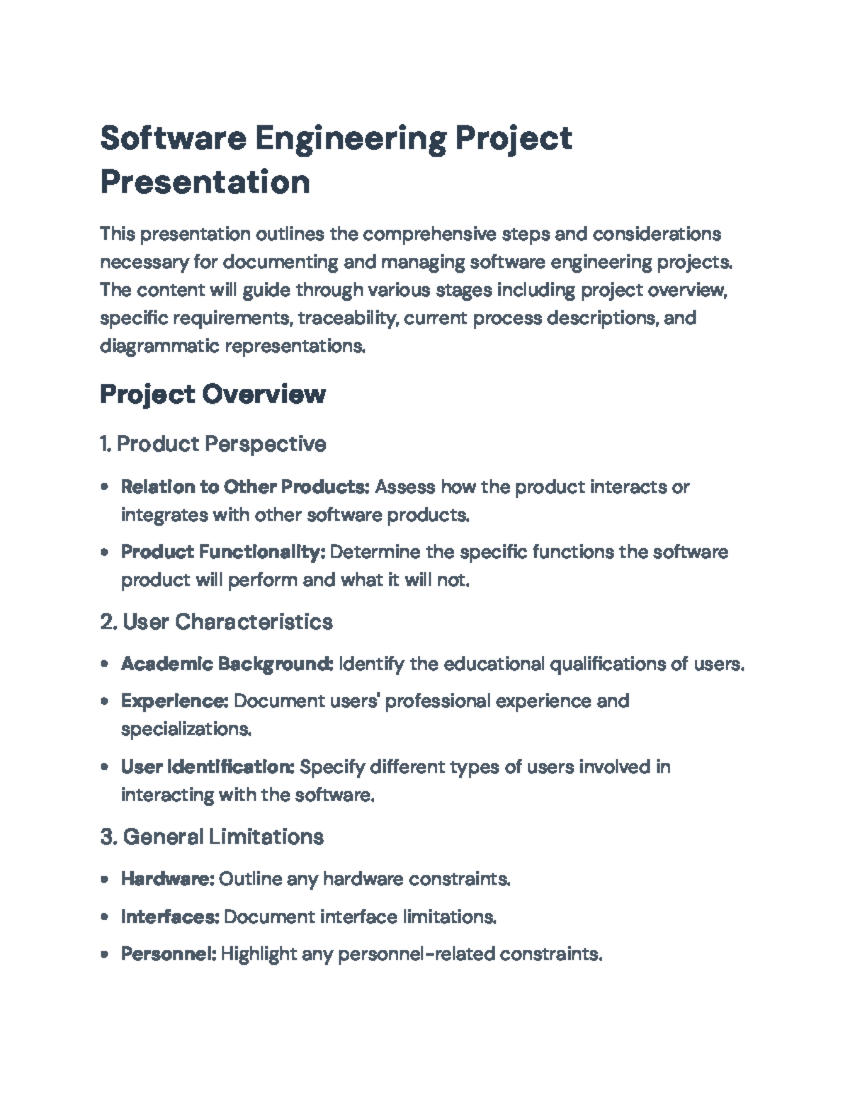 Software Engineering Project Management Guide (SE 101) - Studocu