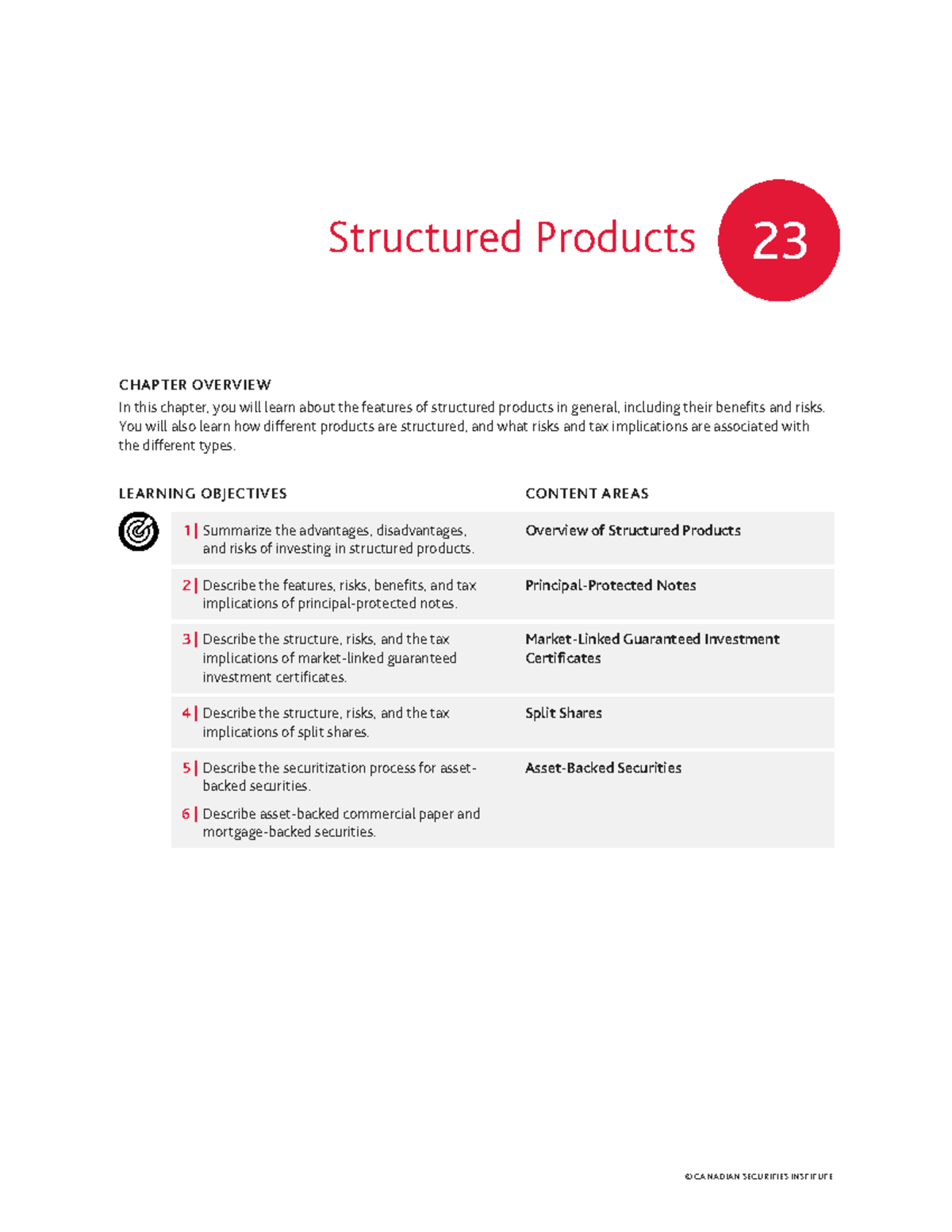 23 - Chapter Notes on Structured Products Overview - Studocu